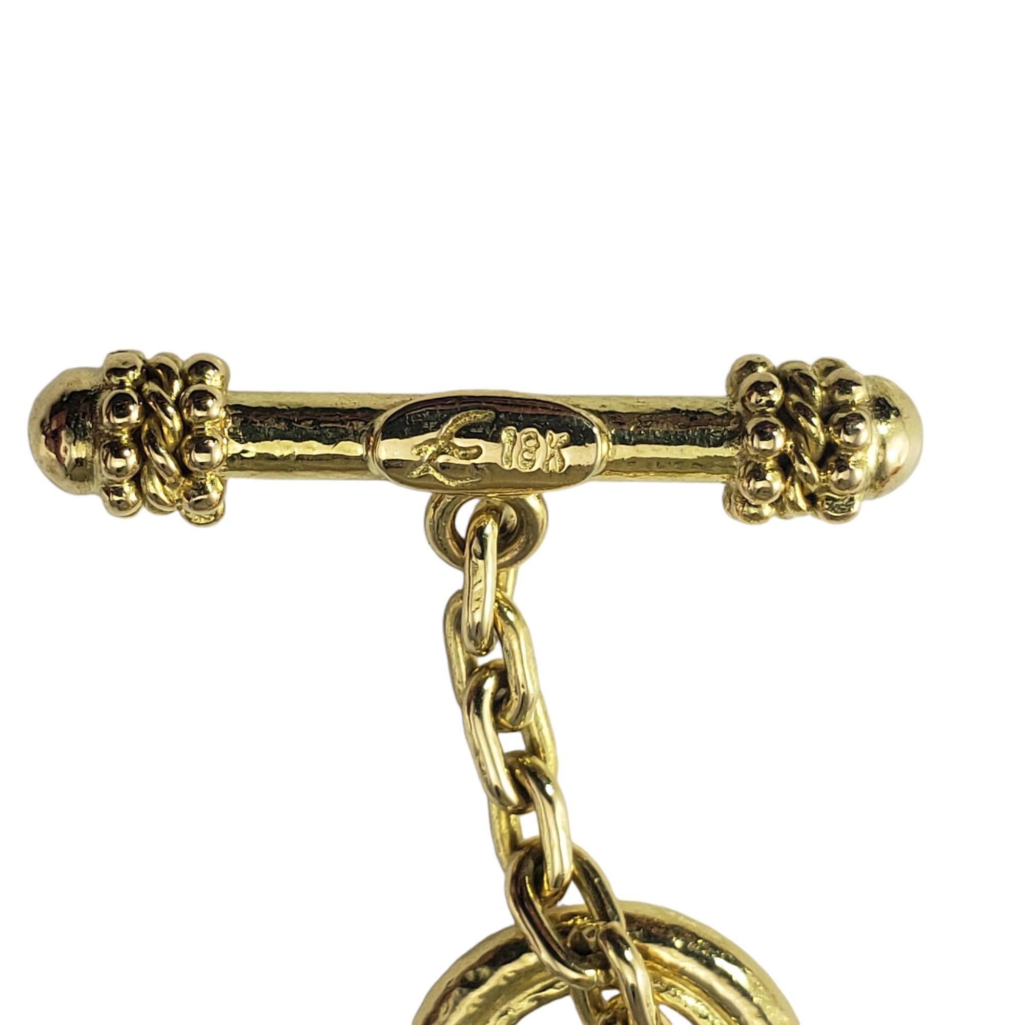 Elizabeth Locke Bracelet à breloques en or jaune 18 carats #18457 Pour femmes en vente