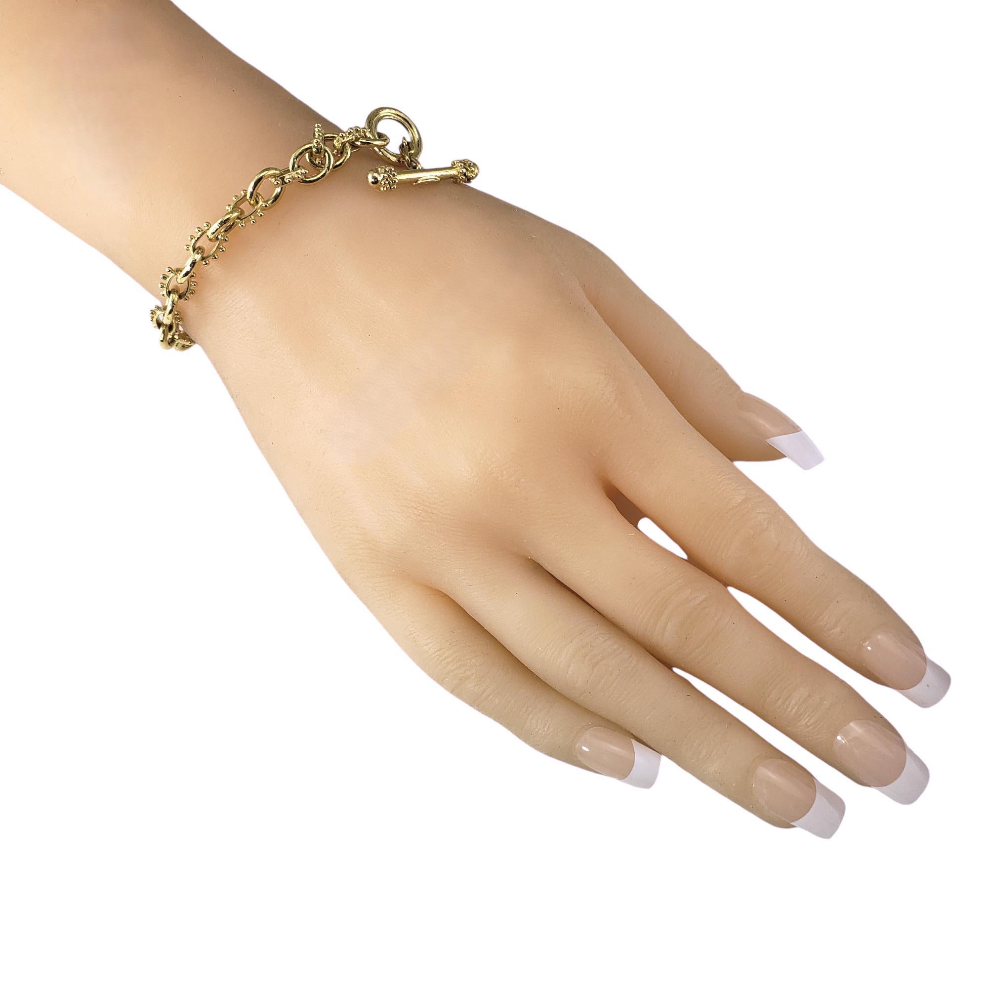 Elizabeth Locke Bracelet à breloques en or jaune 18 carats #18457 en vente 2