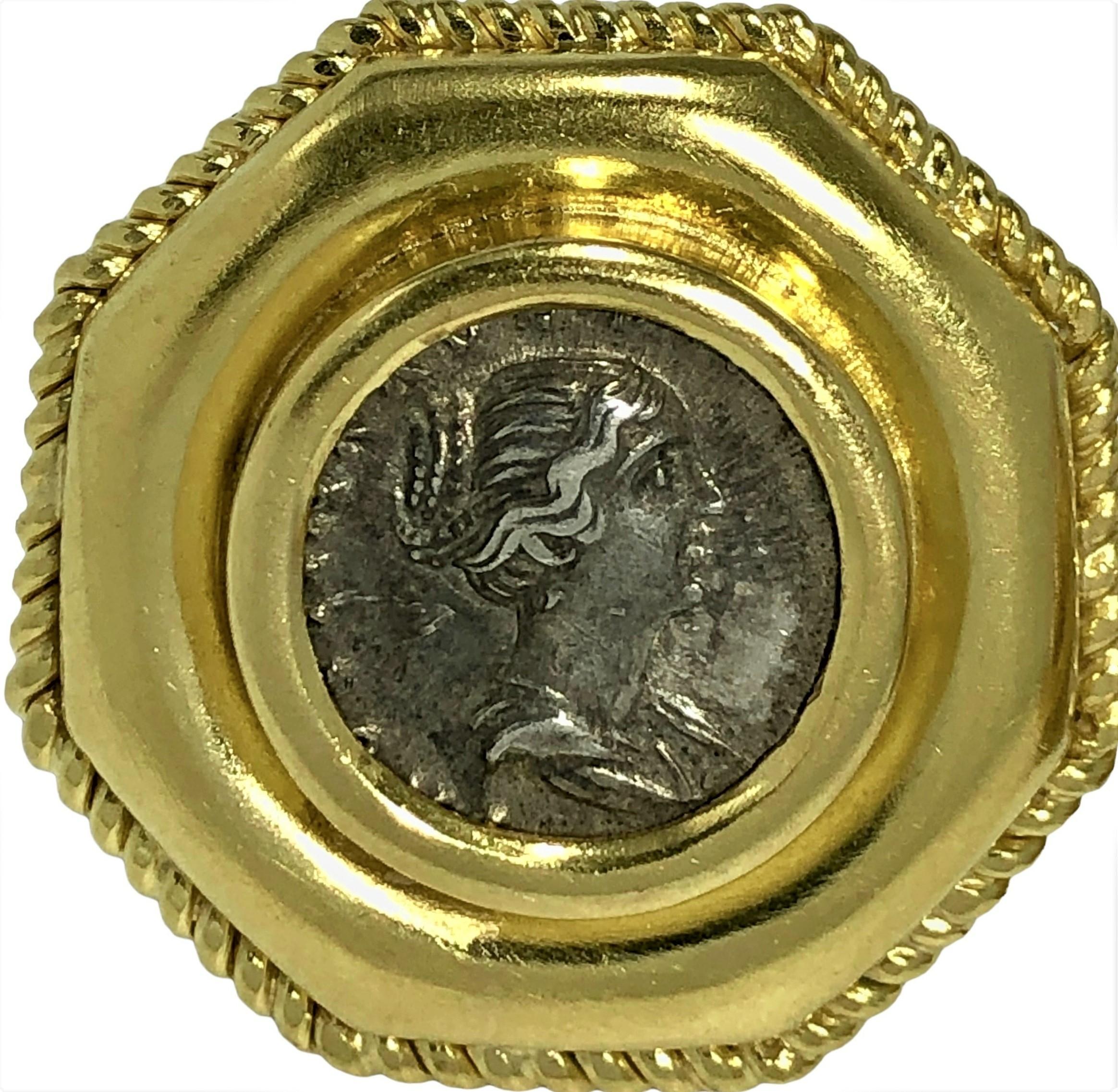 octagonal french coin