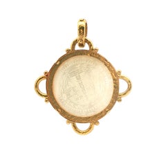 Elizabeth Locke 18th-Century Chinese Gambling Counter Pendant