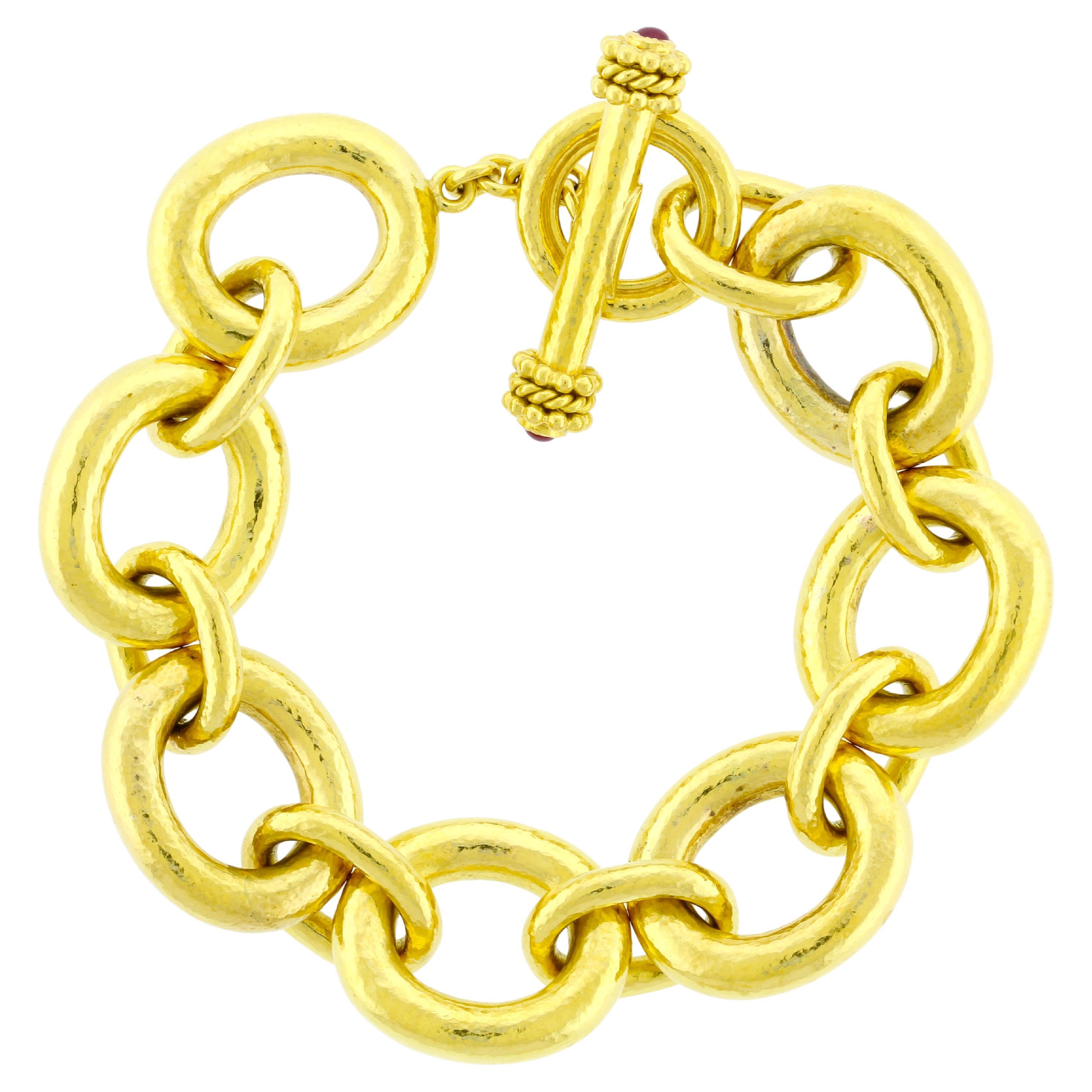 Elizabeth Locke 19k Padova Link Bracelet