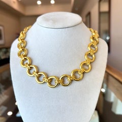 Collier Elizabeth Locke en or jaune 19 carats