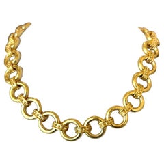 Collier Elizabeth Locke en or jaune 19 carats