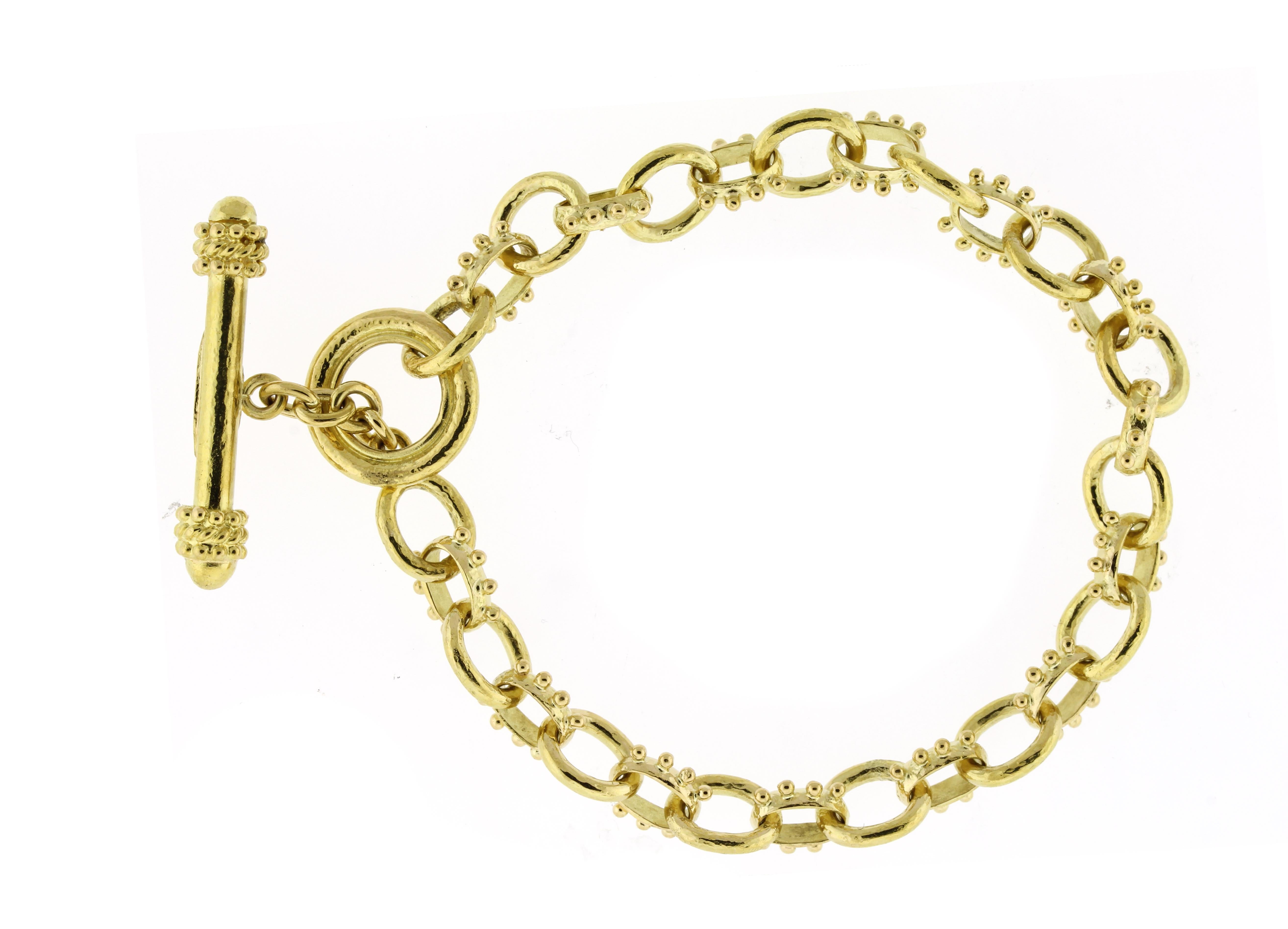 Bracciale con charme Elizabeth Locke 19kt In condizioni ottime in vendita a Bethesda, MD