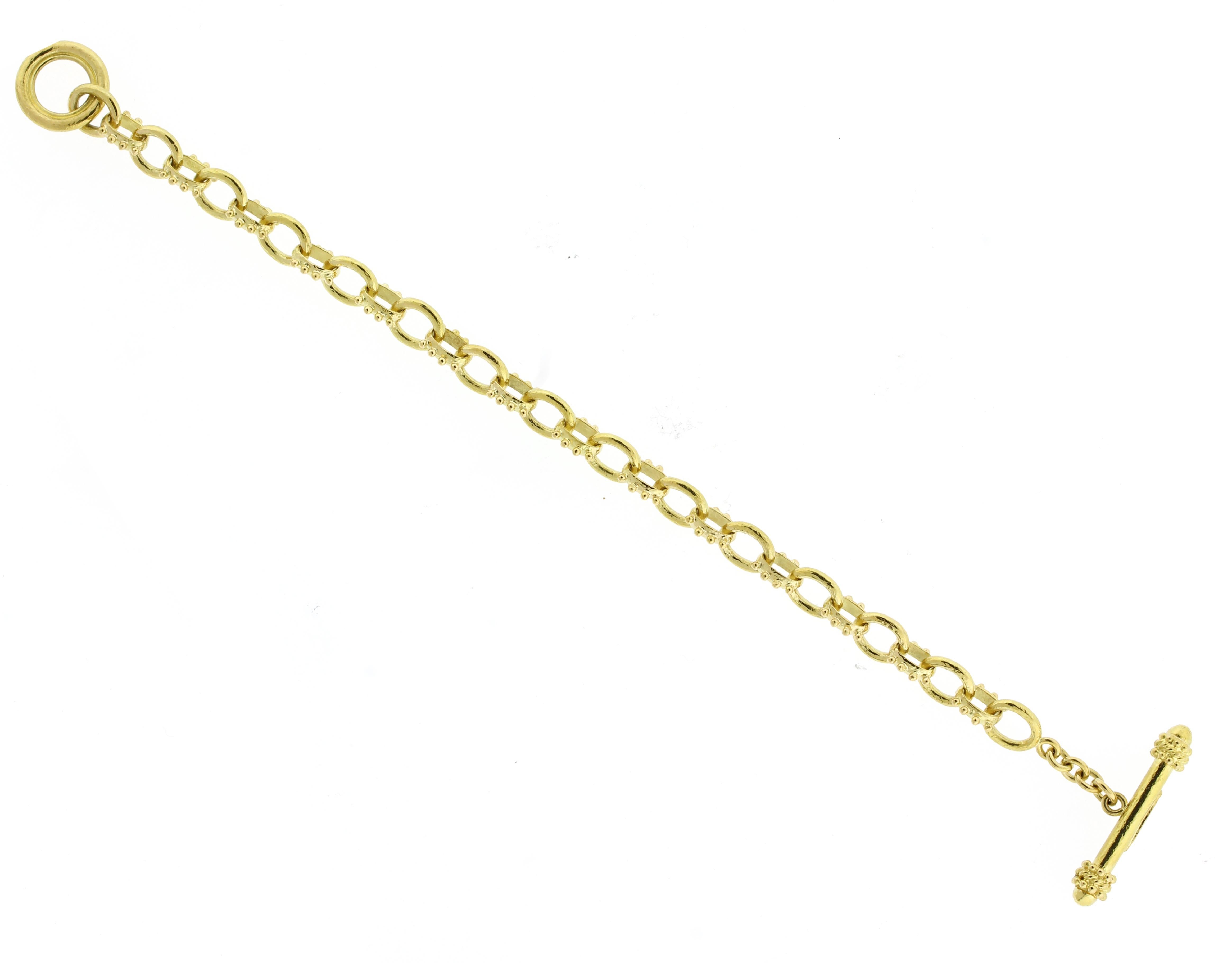 da uomo o donna Bracciale con charme Elizabeth Locke 19kt in vendita