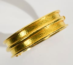 Elizabeth Locke Channeled Gold Bangle Bracelet
