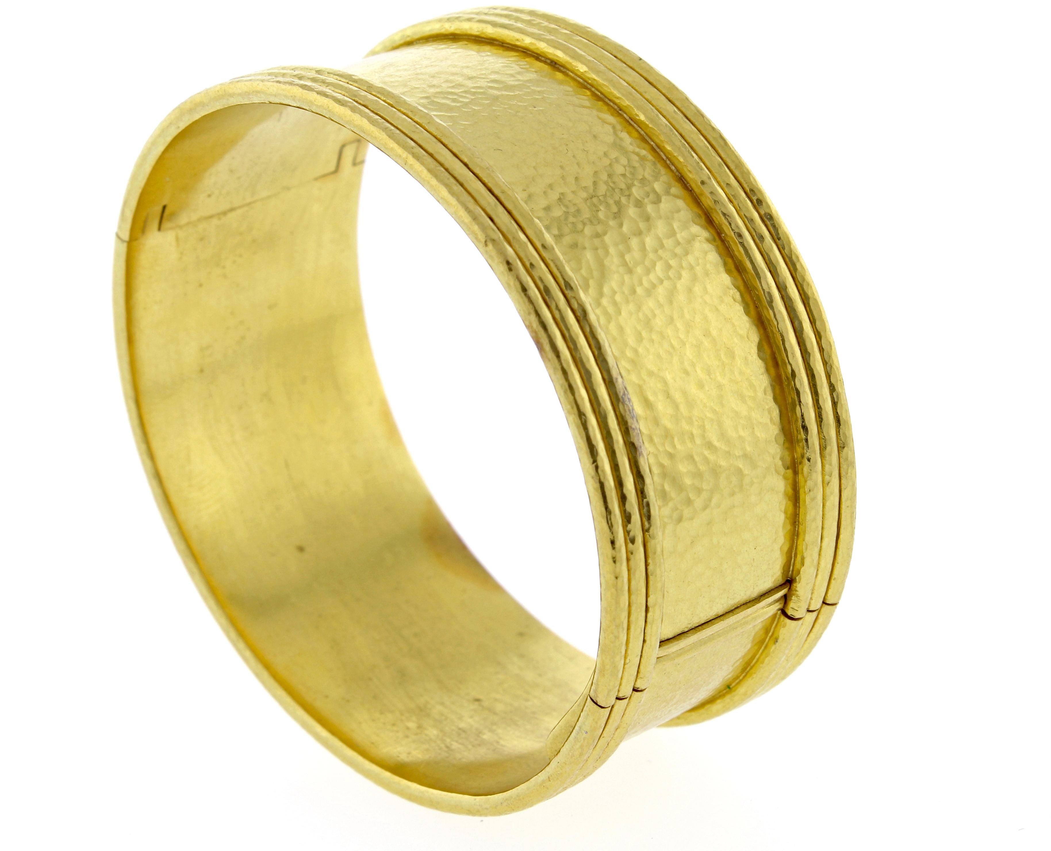 Elizabeth Locke Flat Bangle Bracelet at 1stDibs