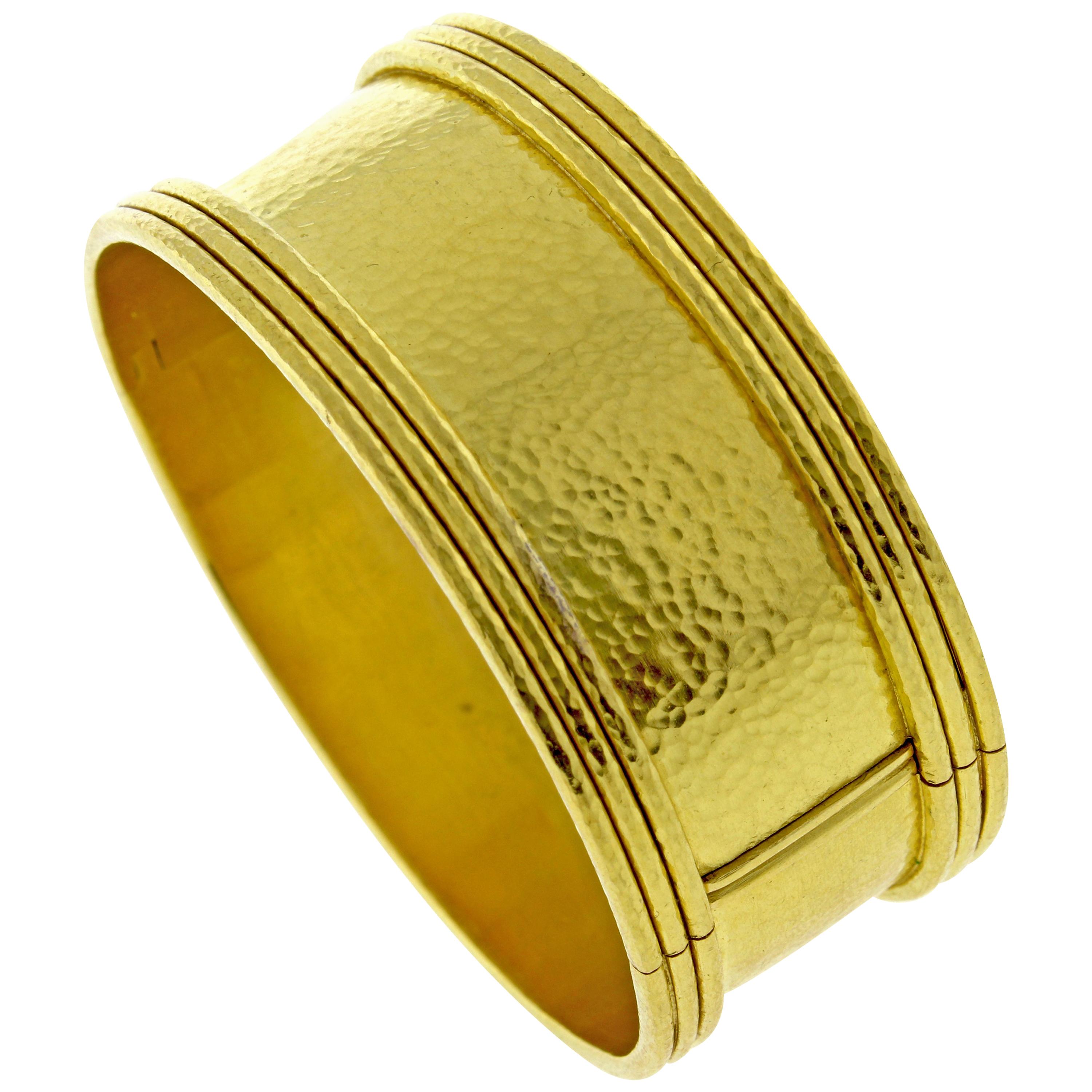 Elizabeth Locke Flat Bangle Bracelet at 1stDibs