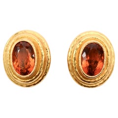 Orecchini in oro e citrino Elizabeth Locke