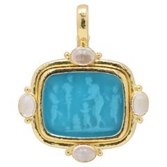 Elizabeth Locke Intaglio Pendant