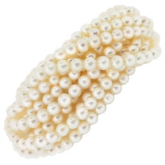 Elizabeth Locke Multi-Strand Pearl Bracelet