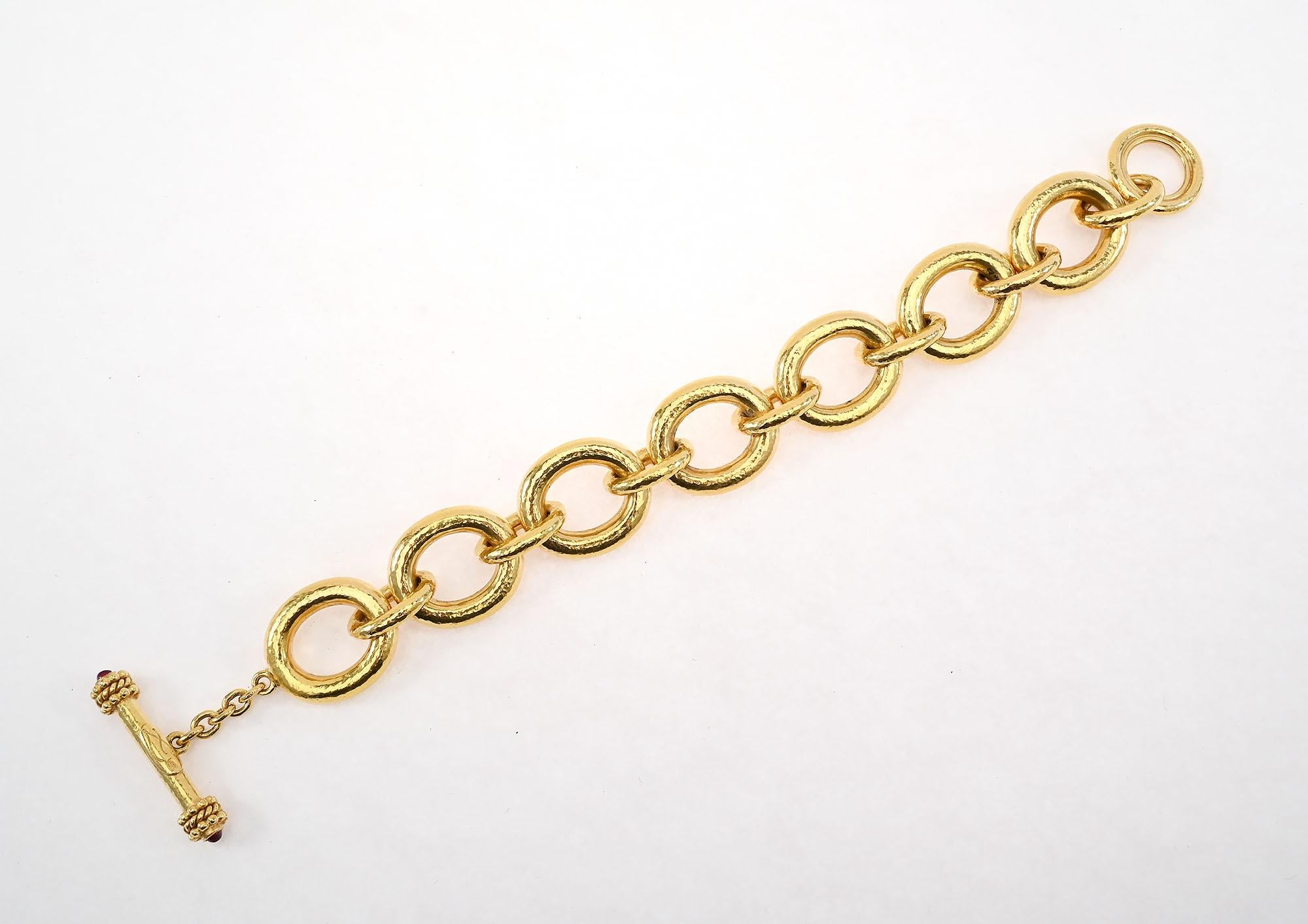 Contemporain Elizabeth Locke Padova Bracelet à maillons en or en vente