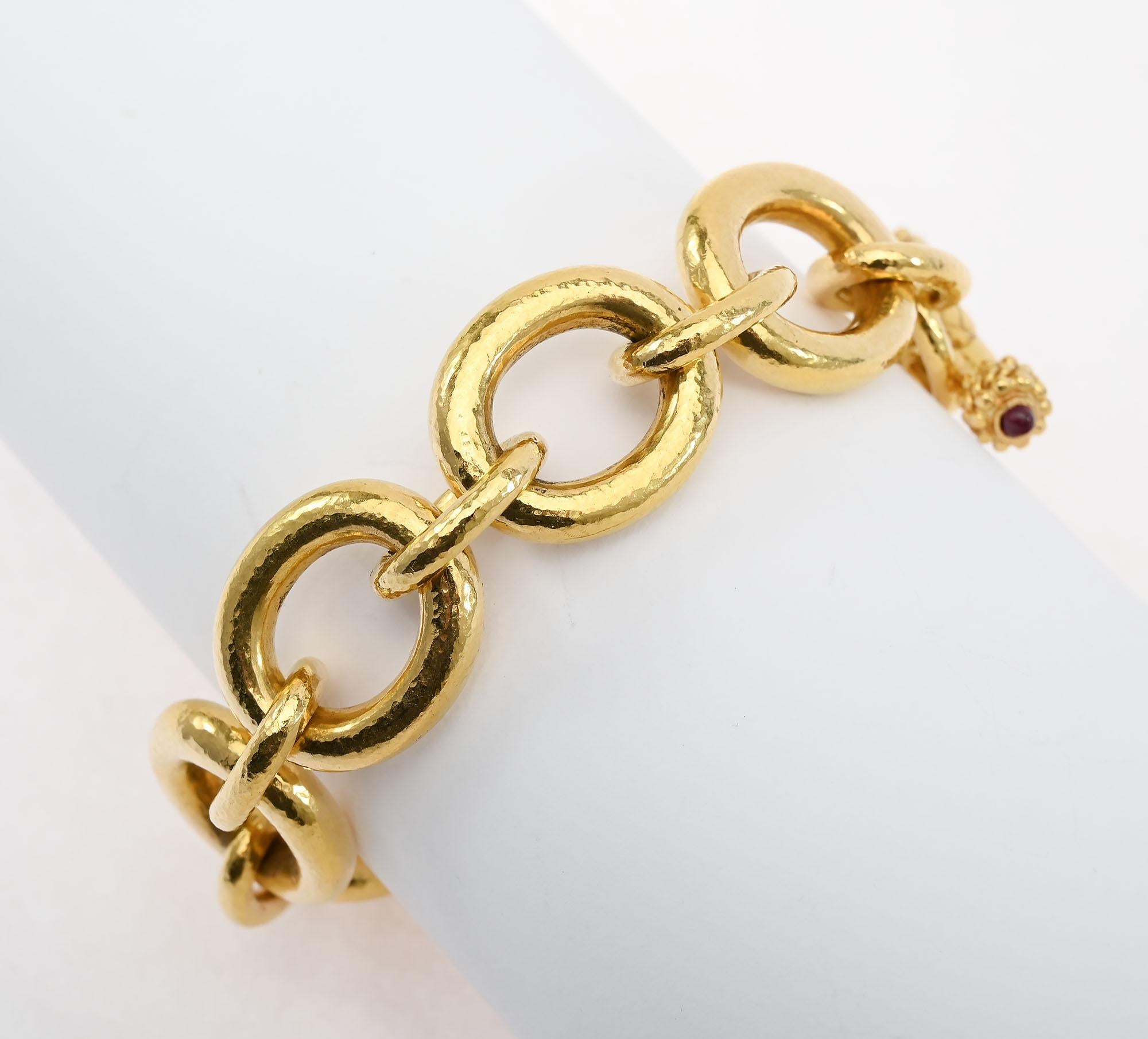 Elizabeth Locke Padova Bracelet à maillons en or Unisexe en vente