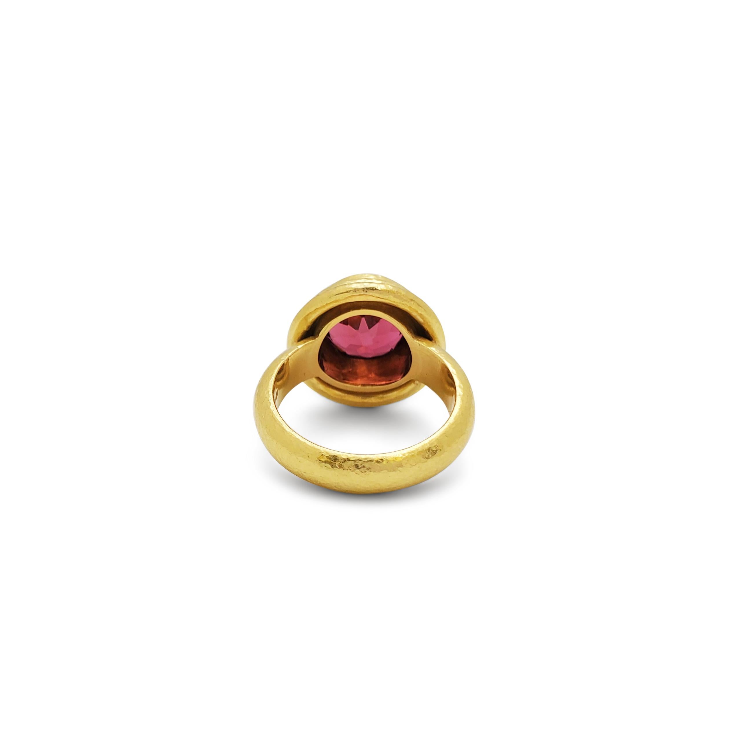 Women's or Men's Elizabeth Locke Pink Tourmaline Ring
