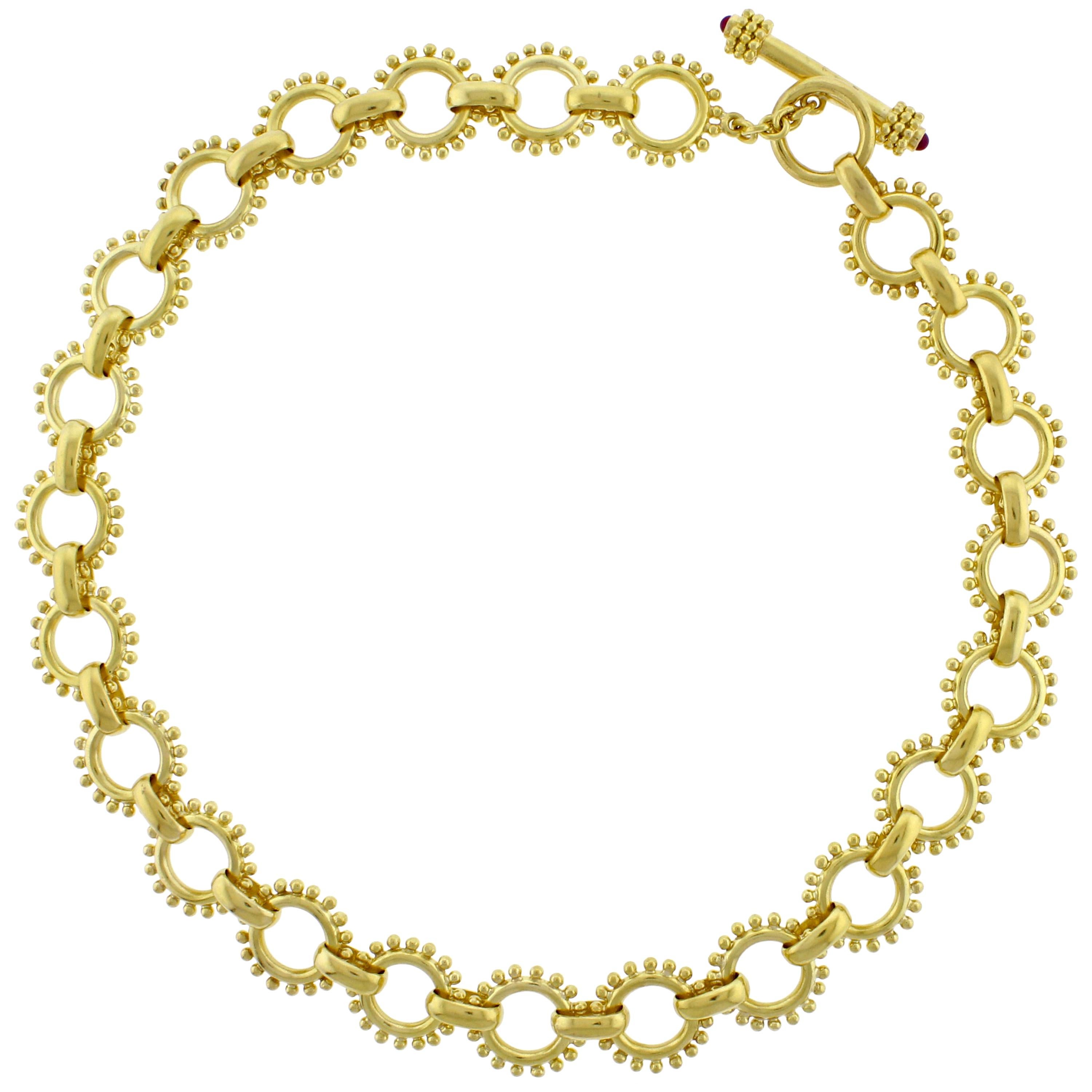 Elizabeth Locke Toggle Necklace