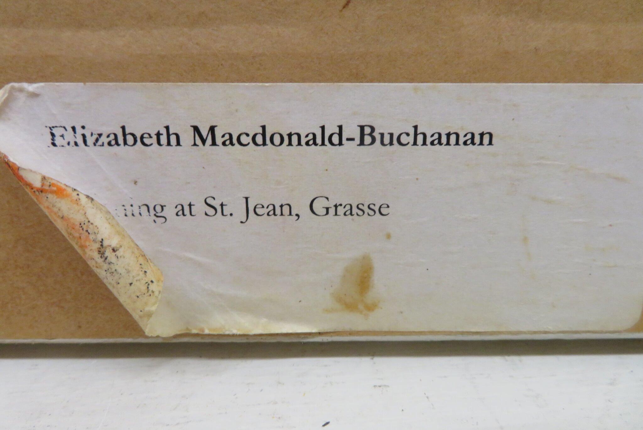 French IMPRESSIONIST Oil Painting GRASSE FRENCH RIVIERA Late 20th Century For Sale 4