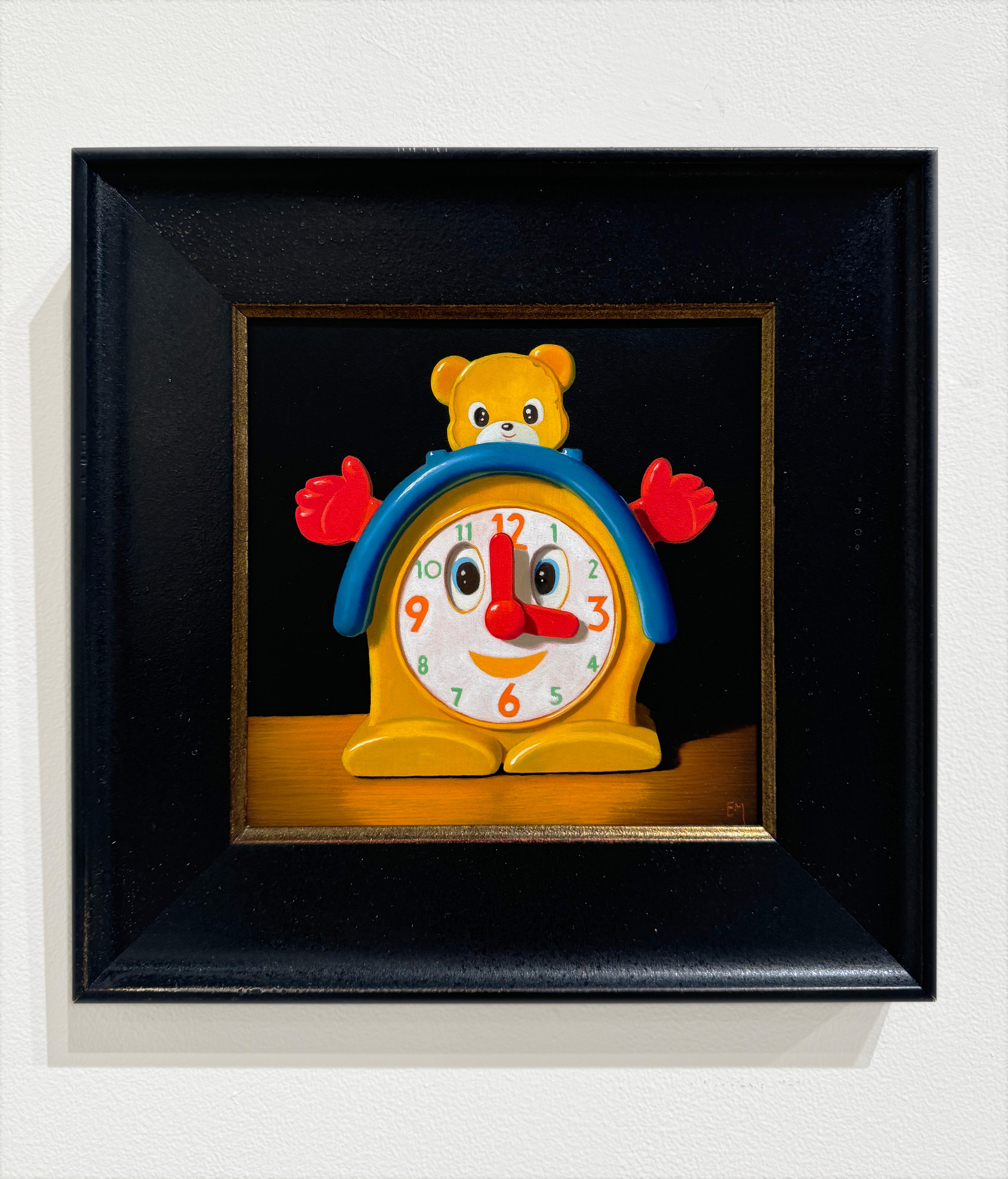 BEARLY TIME - Natura morta / Realismo / Infanzia / Giocattolo / Nostalgia - Painting di Elizabeth McGhee
