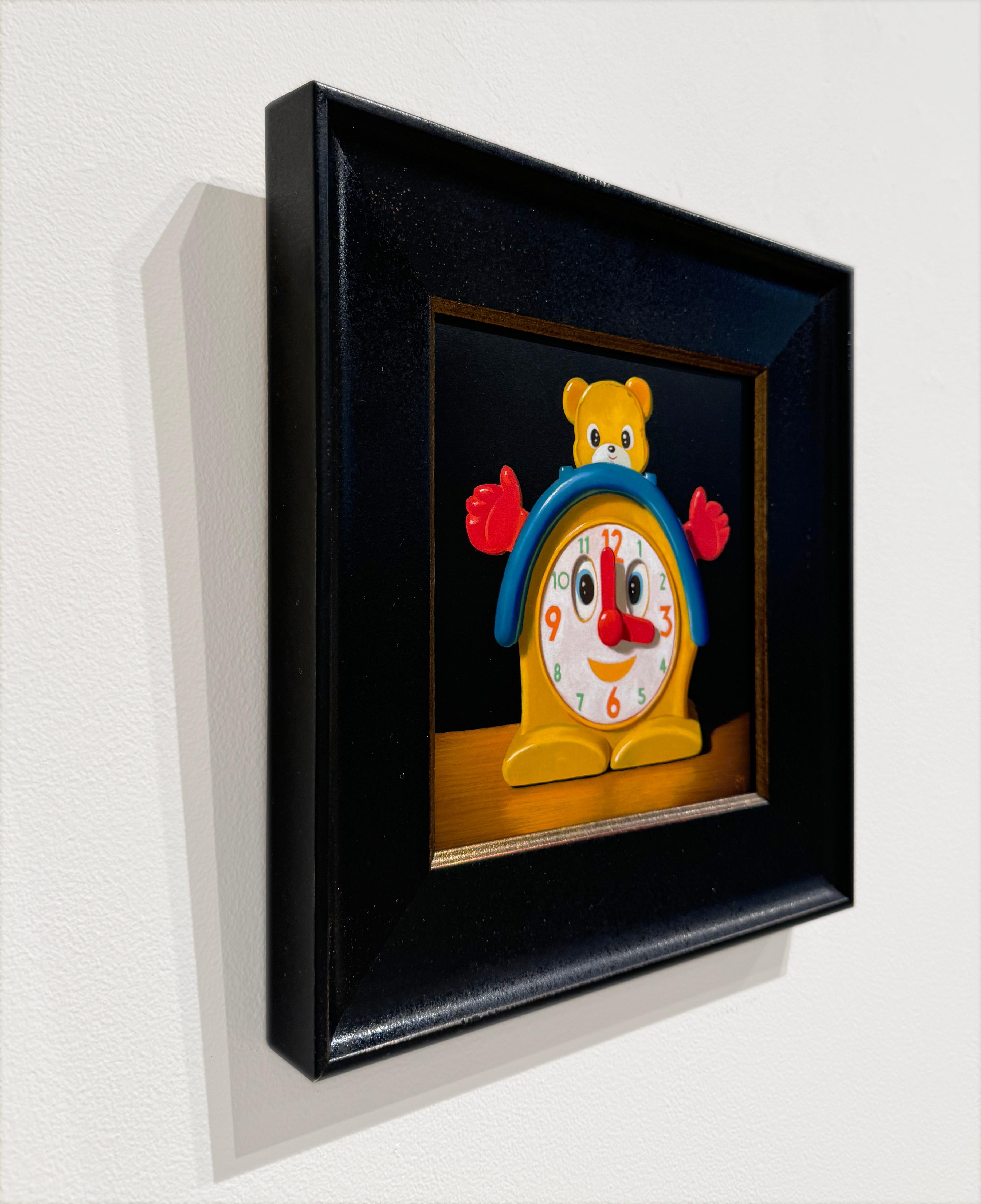 BEARLY TIME - Natura morta / Realismo / Infanzia / Giocattolo / Nostalgia - Painting Contemporaneo di Elizabeth McGhee