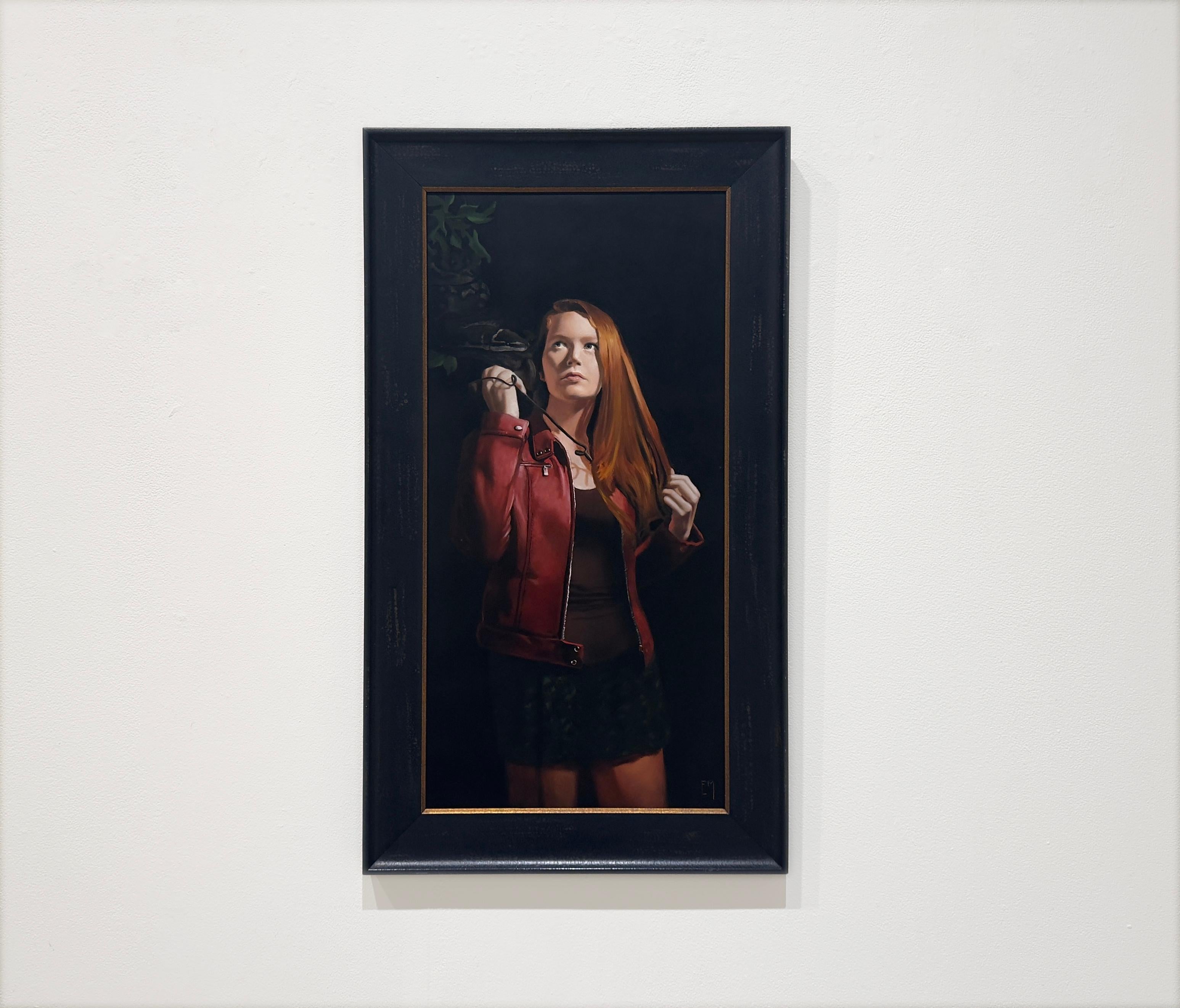 CASSANDRA - Realismo / Lunatico / Figurativo / Femminile / Allegoria - Painting di Elizabeth McGhee