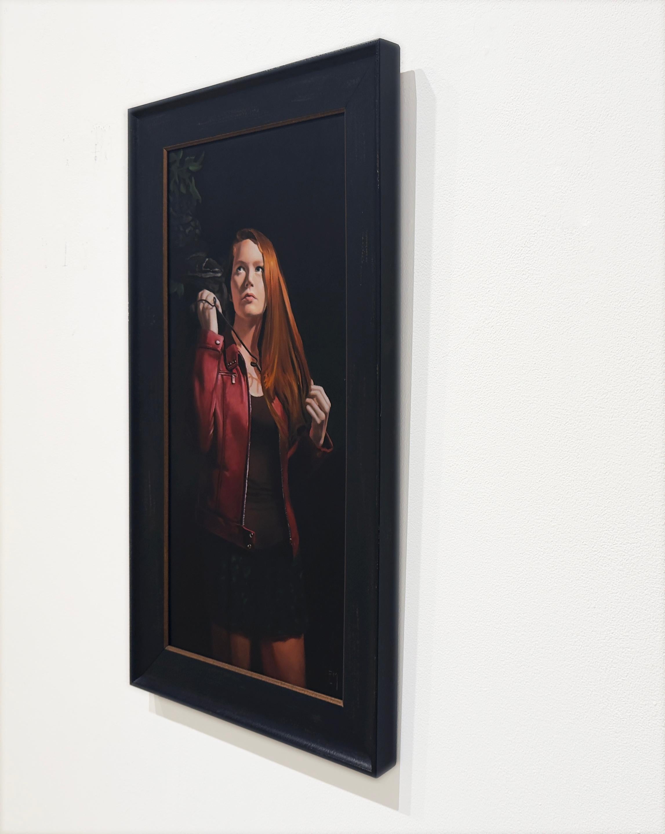 CASSANDRA - Realismo / Lunatico / Figurativo / Femminile / Allegoria - Painting Contemporaneo di Elizabeth McGhee