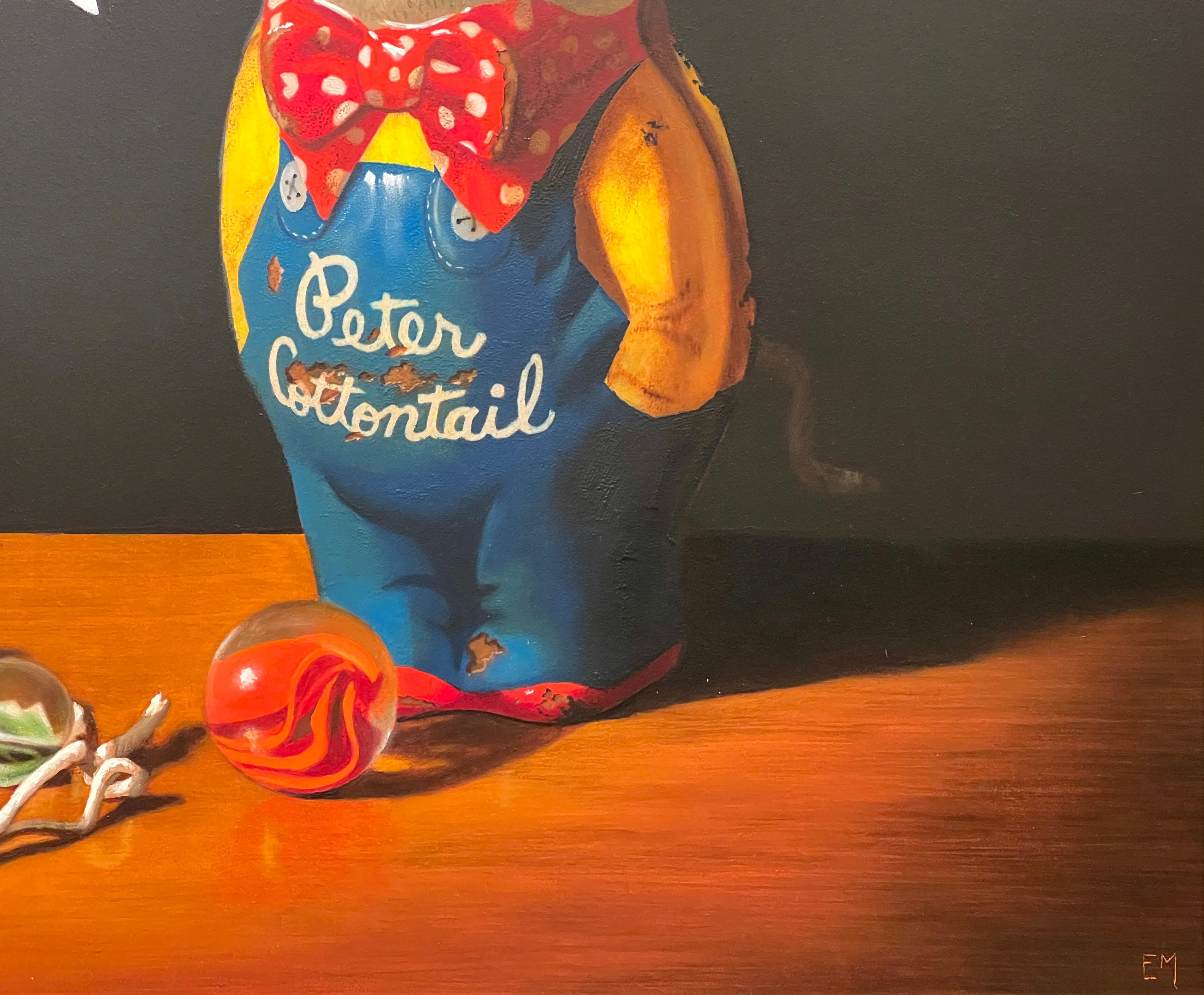 PLAY, BOY BUNNY - Contemporary Realism / Humorous Still Life  For Sale 1