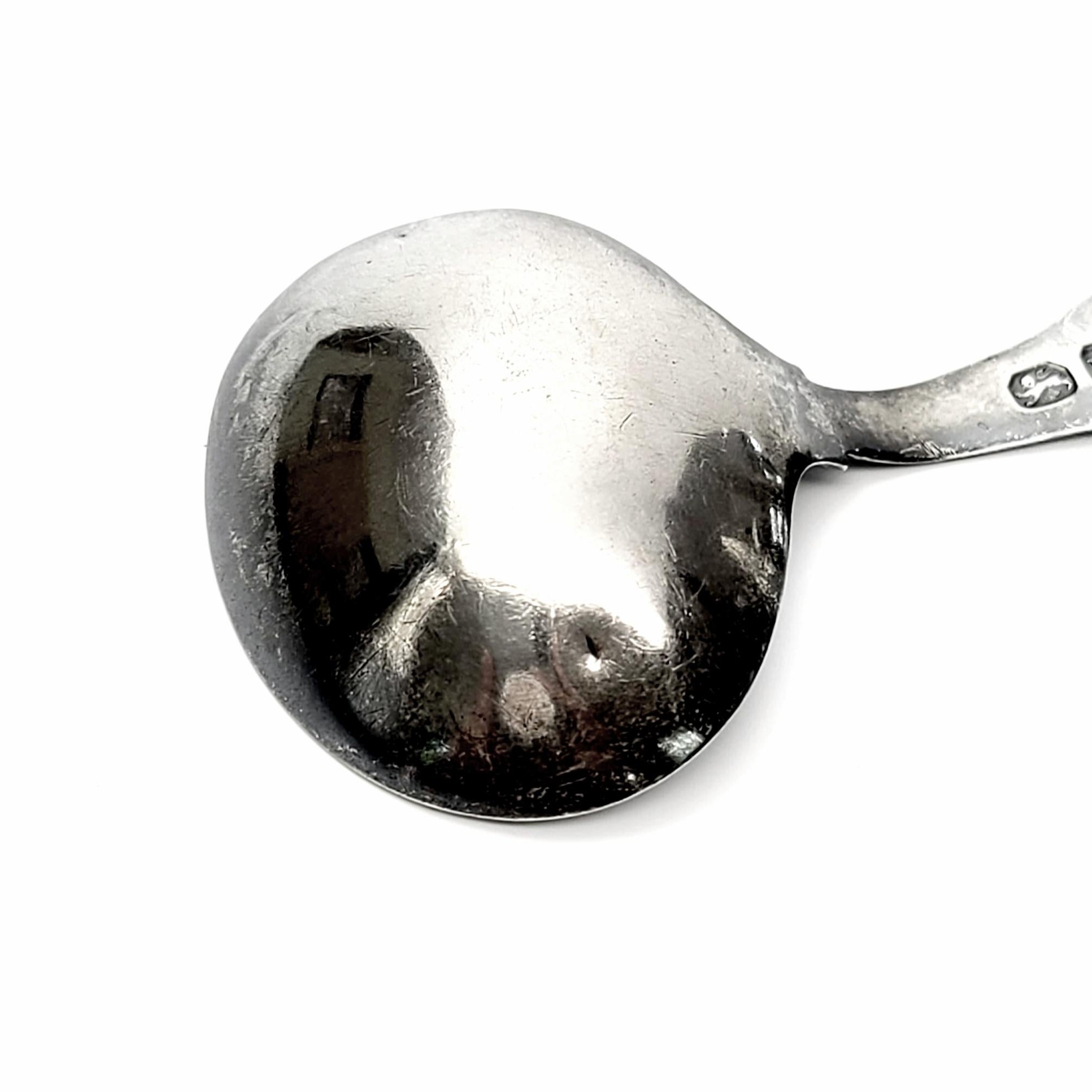 Elizabeth Morley London Sterling Silver Caddy Spoon For Sale 1