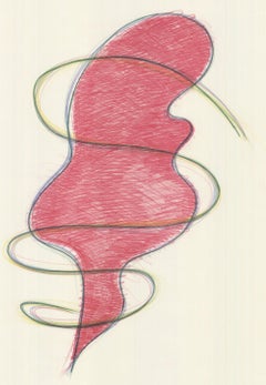 1980 Elizabeth Murray 'American Dance Festival 1980' Abstract, Offset