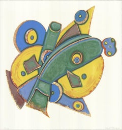 Elizabeth Murray 'Clock (Mostly Mozart)' 1993- Serigraph- Signed