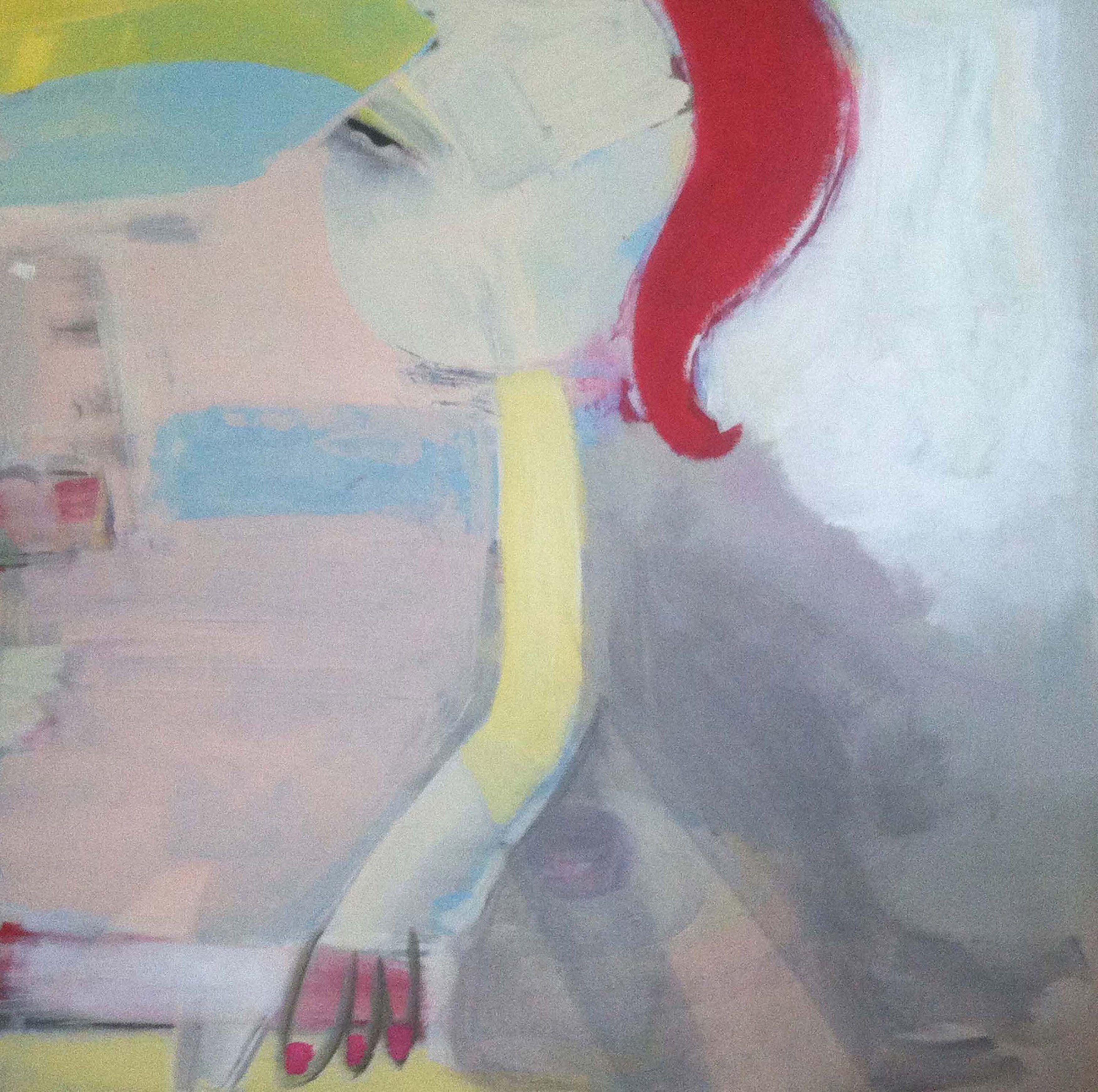 Elizabeth Nagle Abstract Painting - Diva, Painting, Acrylic on Canvas