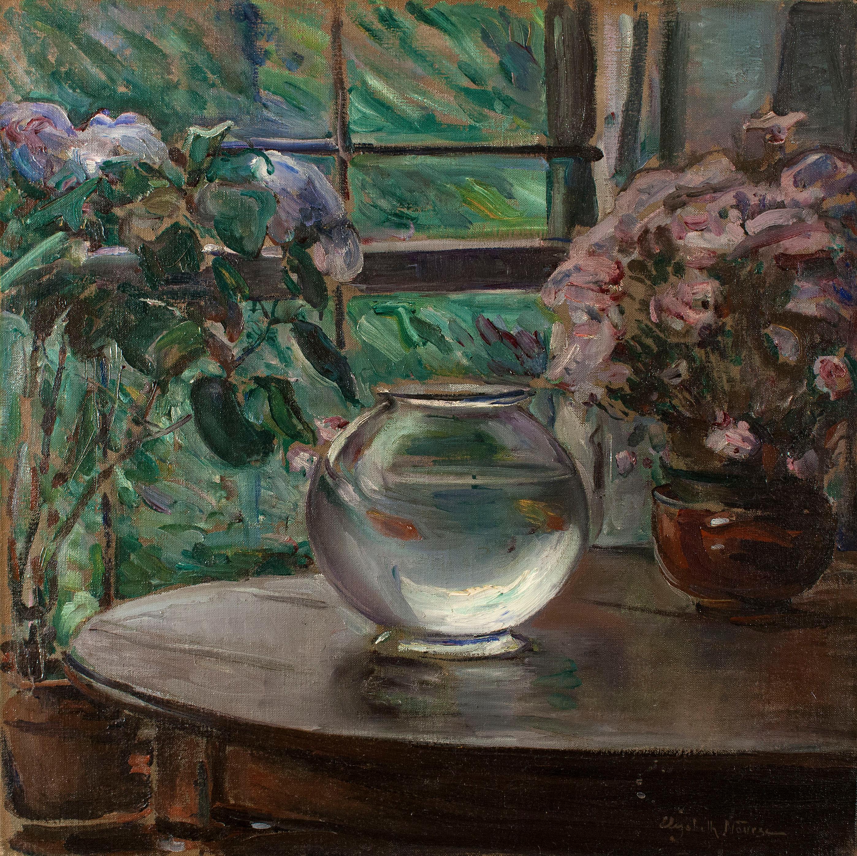 Elizabeth Nourse Still-Life Painting - Etude, Fleurs