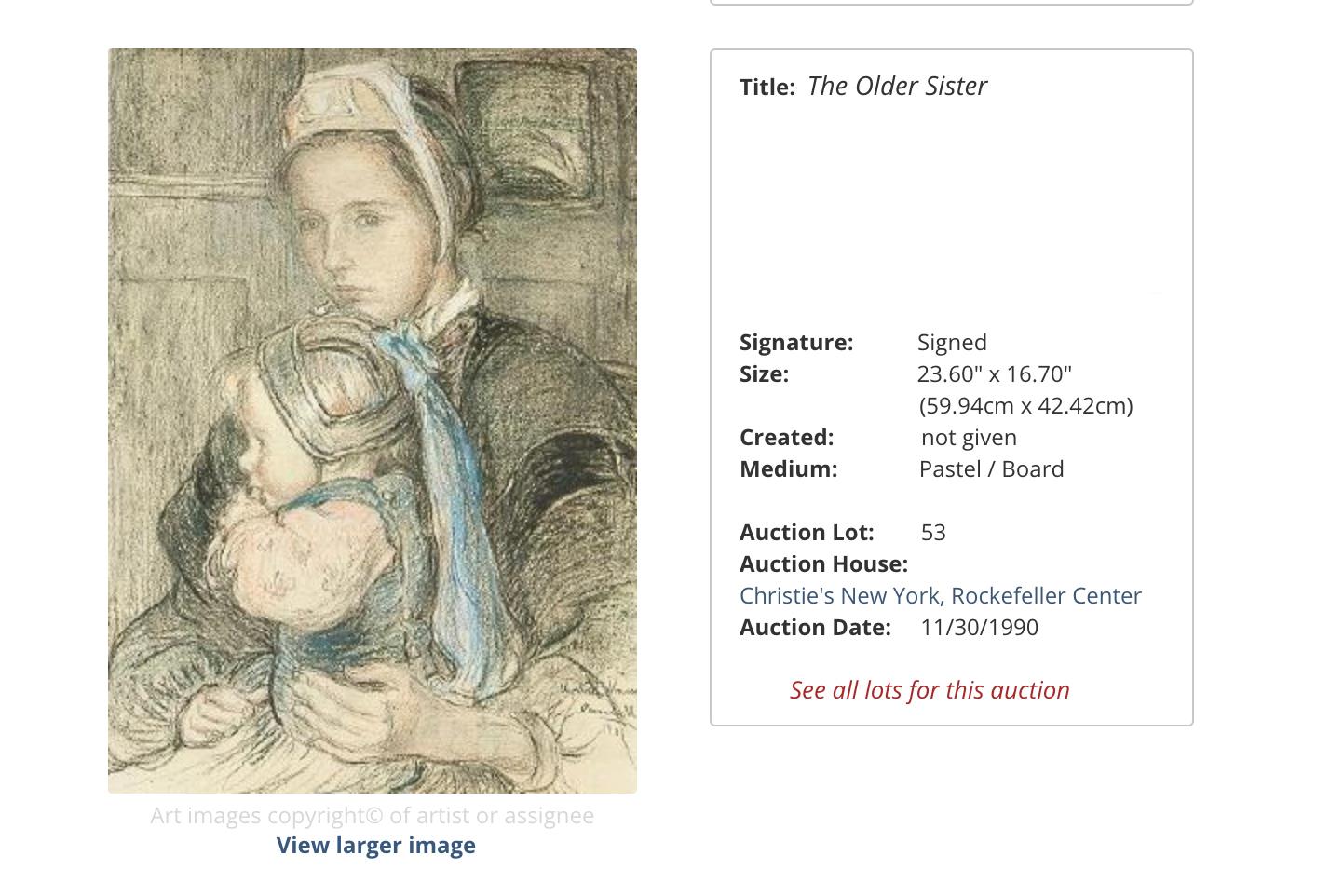 Elizabeth Nourse 
Né le 26 octobre 1859 à Mount Healthy, OH 
Décès : 8 octobre 1938, Paris, France 

