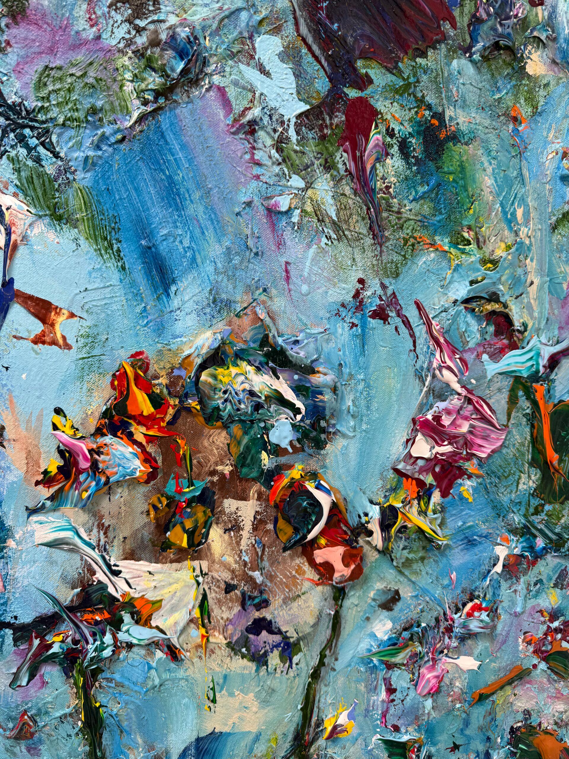 Everland - Abstract Expressionist Painting by Elizabeth Older