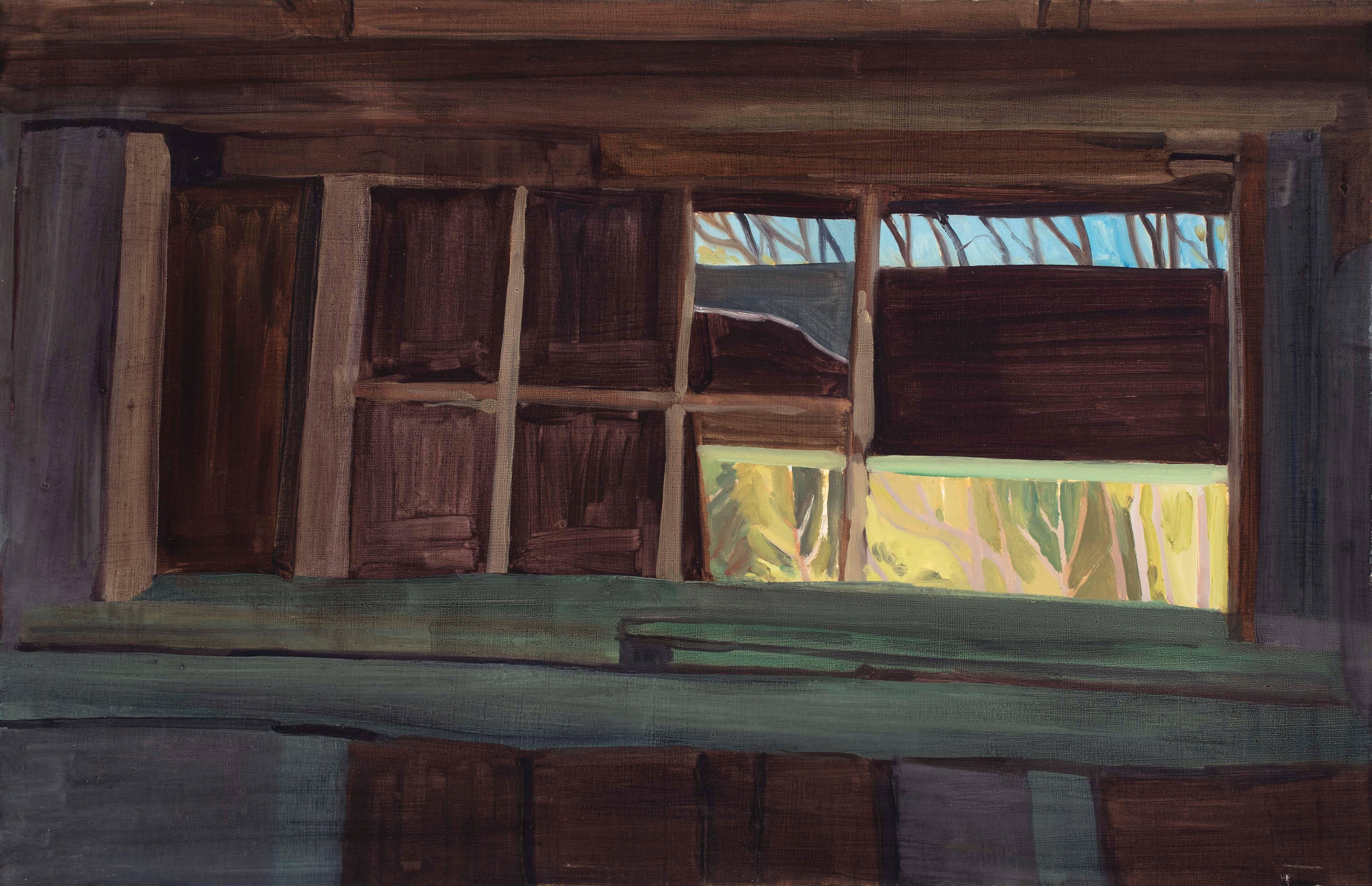 Elizabeth O'Reilly Interior Painting - Window Landscape