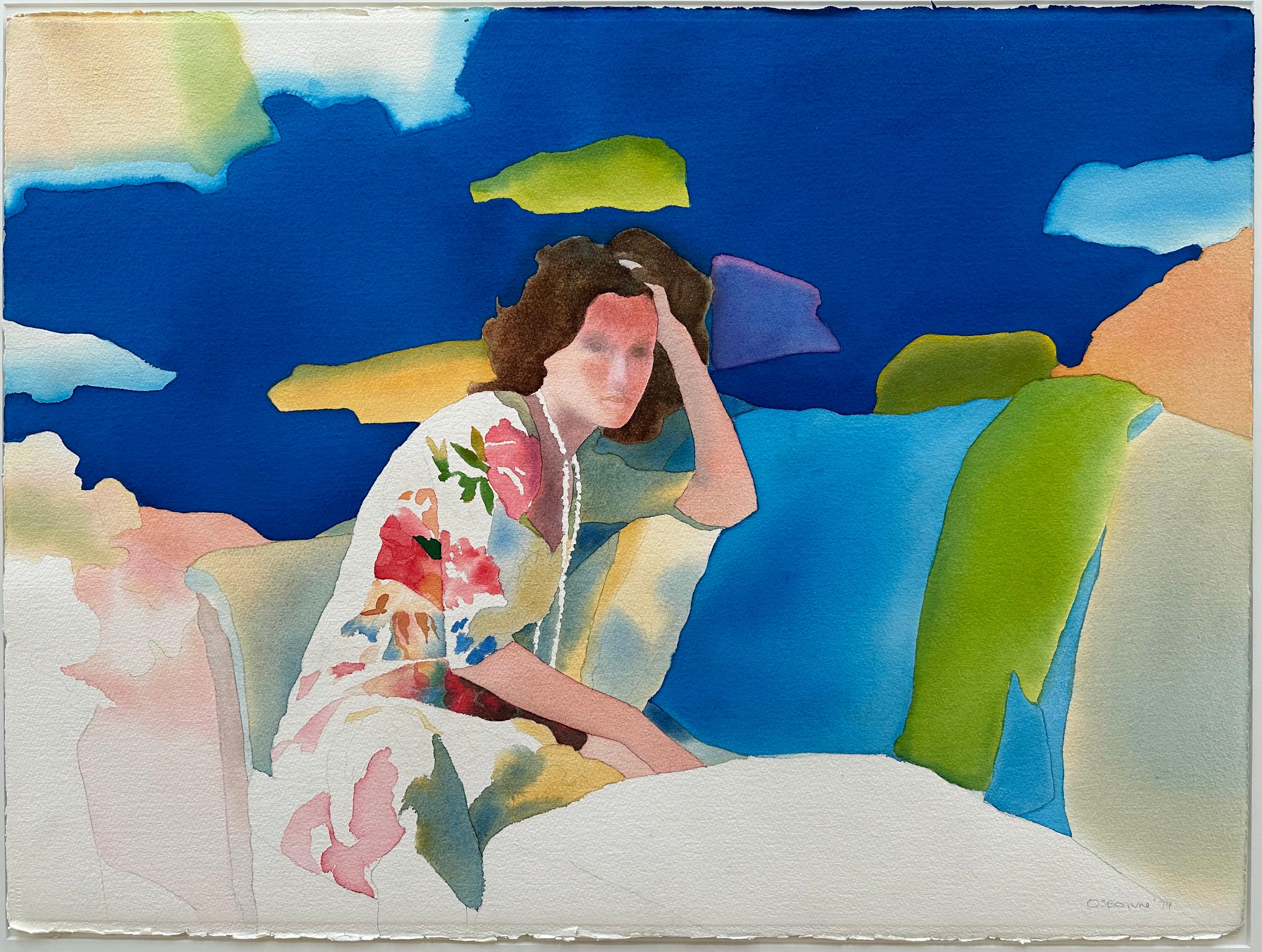 Elizabeth Osborne Figurative Painting - Portrait of a Woman