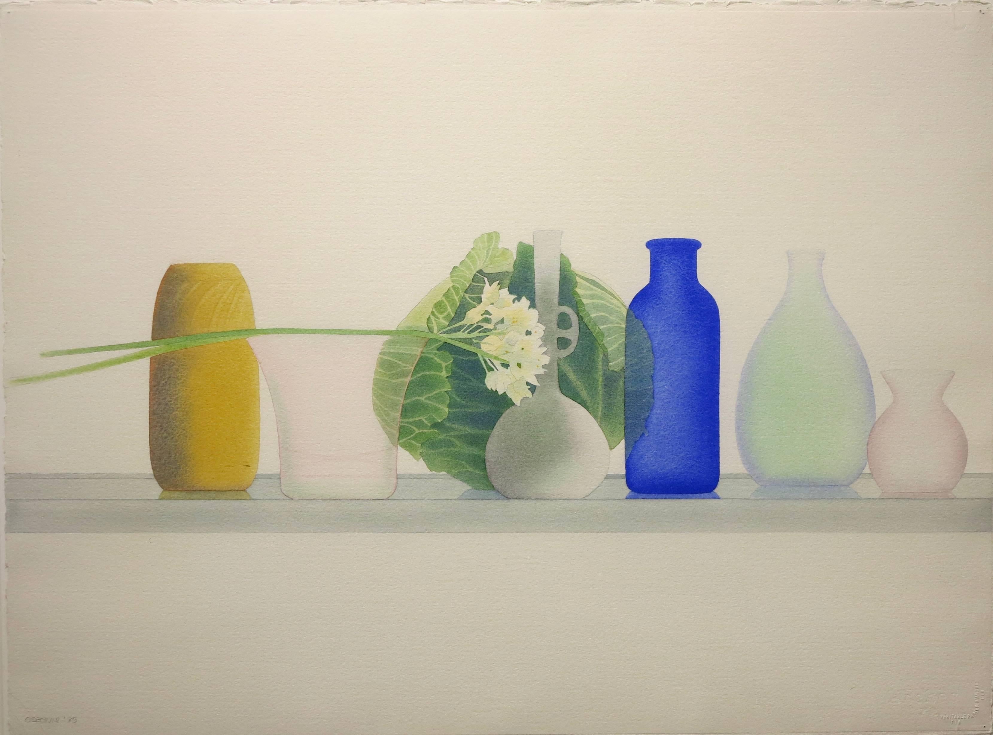 Elizabeth Osborne Still-Life Painting - Still Life Cabbage