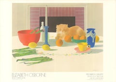 Recent Watercolors Exhibition Poster, Offset Print, 1980, Unframed