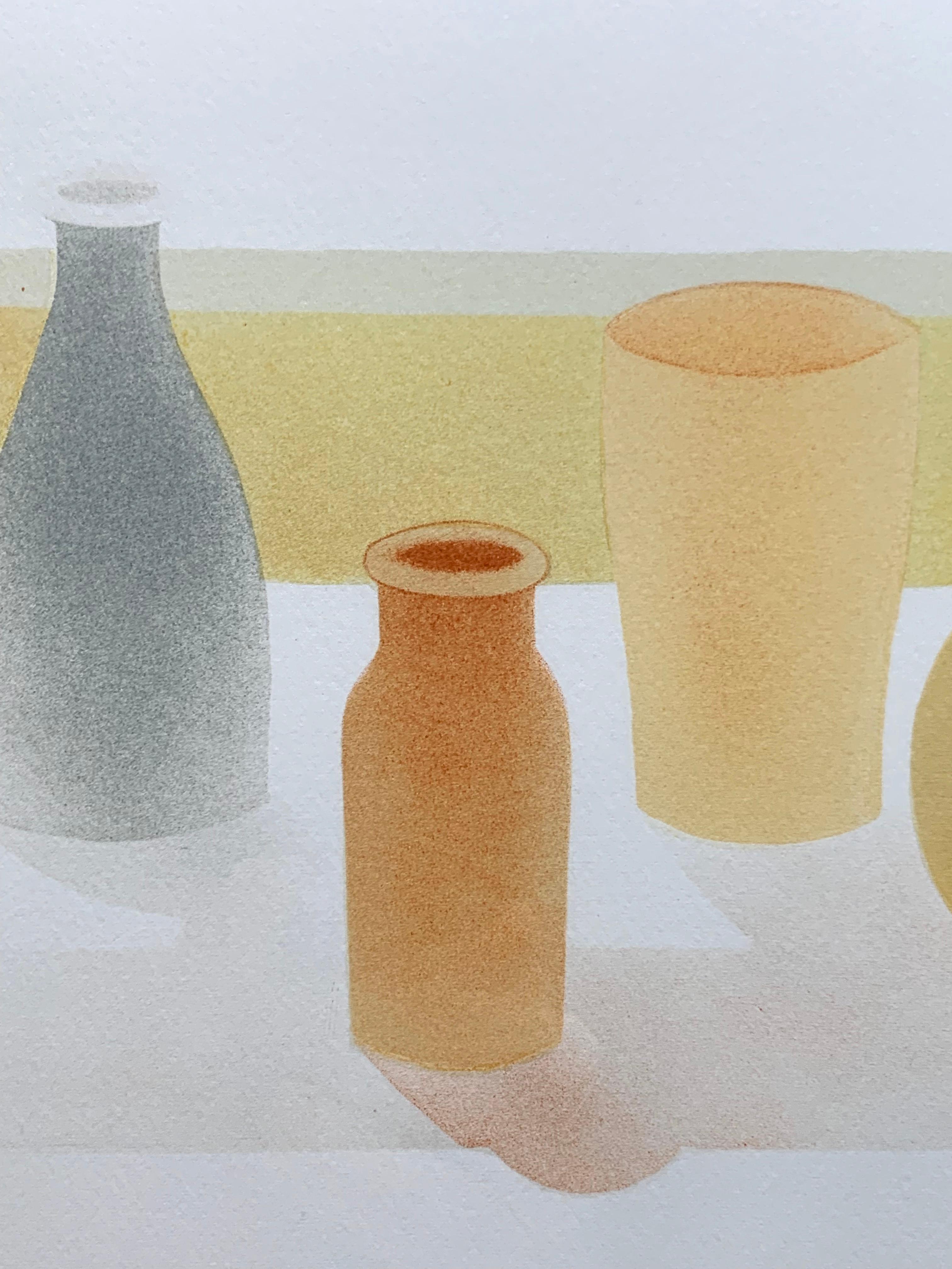 Still Life with Greek Vase - Realist Print by Elizabeth Osborne