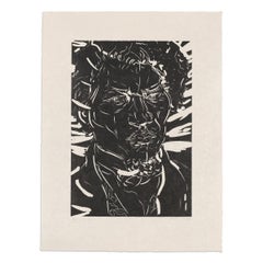 Elizabeth Peyton, Frederick Douglass - Stampa Linocut firmata, Pop Art, Ritratto