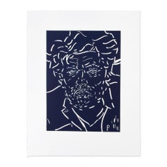Elizabeth Peyton, Peter: Linocut Portrait, Contemporary Art, Signed Print
