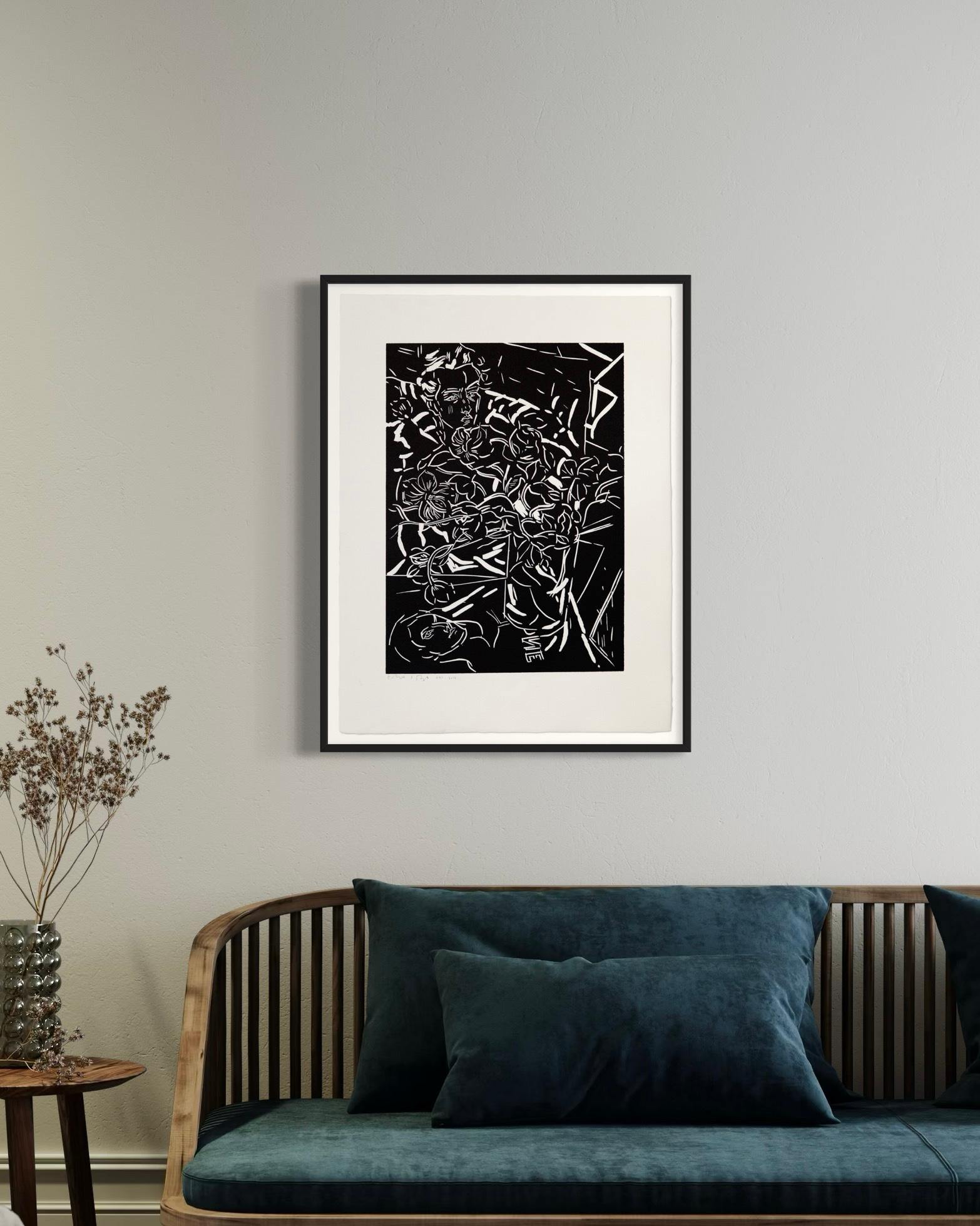 Elizabeth Peyton, Natura morta - Linocut, Arte contemporanea, Stampa firmata in vendita 2