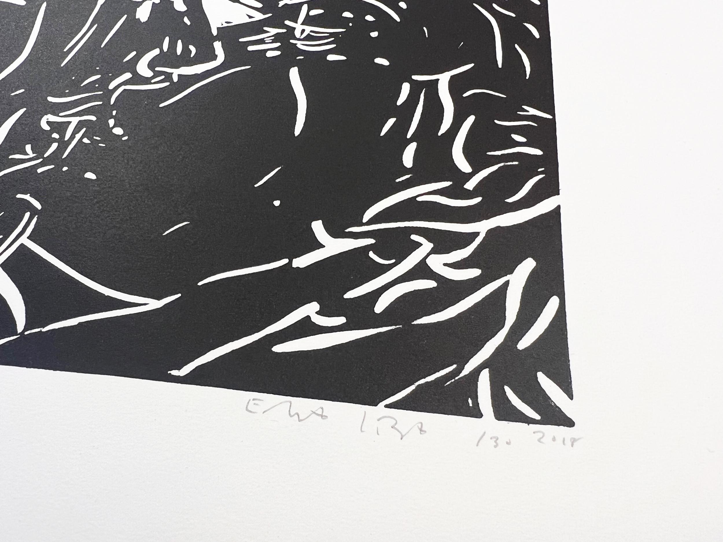 Elizabeth Peyton, El beso - Aguafuerte, Arte contemporáneo, Impresión firmada en venta 1