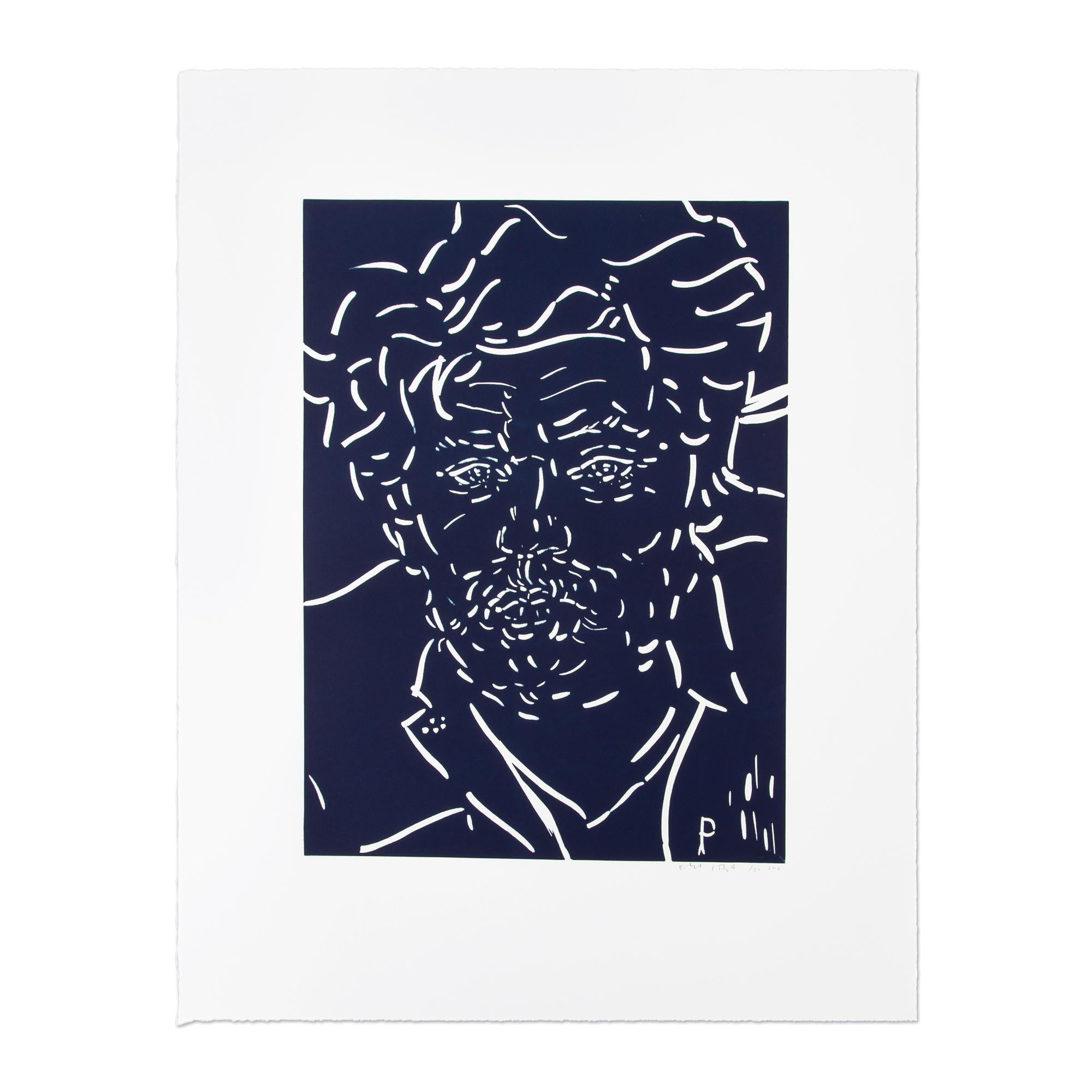 Figurative Print di Elizabeth Peyton - Peters, Ritratto in linoleografia, Arte contemporanea