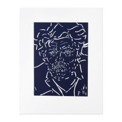 Peter, Retrato en linograbado, Arte contemporáneo