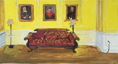 Meeting Room, Cambridge, Painting, Gouache on Paper