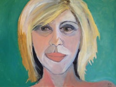 Portrait de Gwen, peinture, huile sur toile