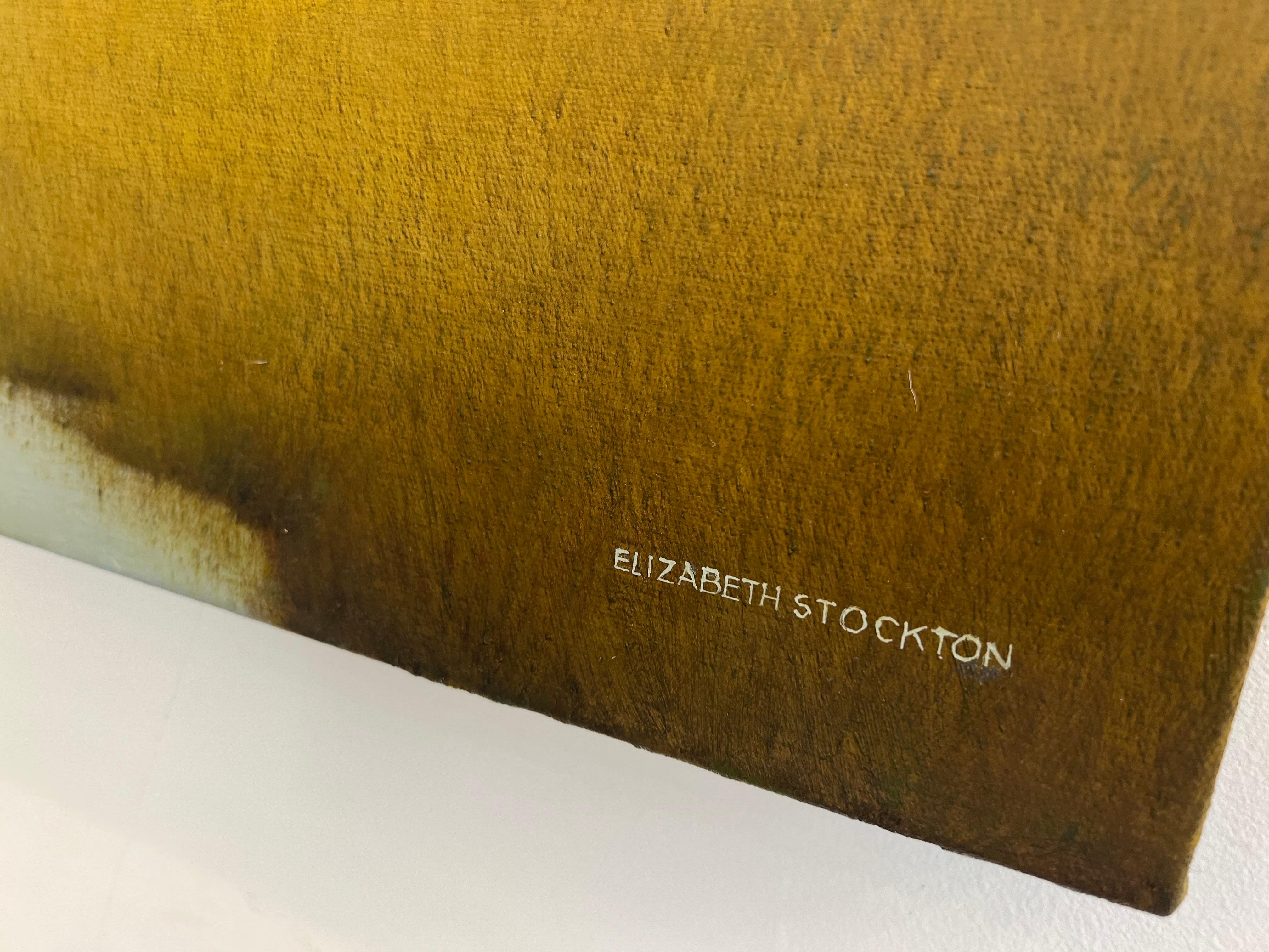 Causeway d'Elizabeth Stockton, grande peinture de paysage contemporain vertical 3