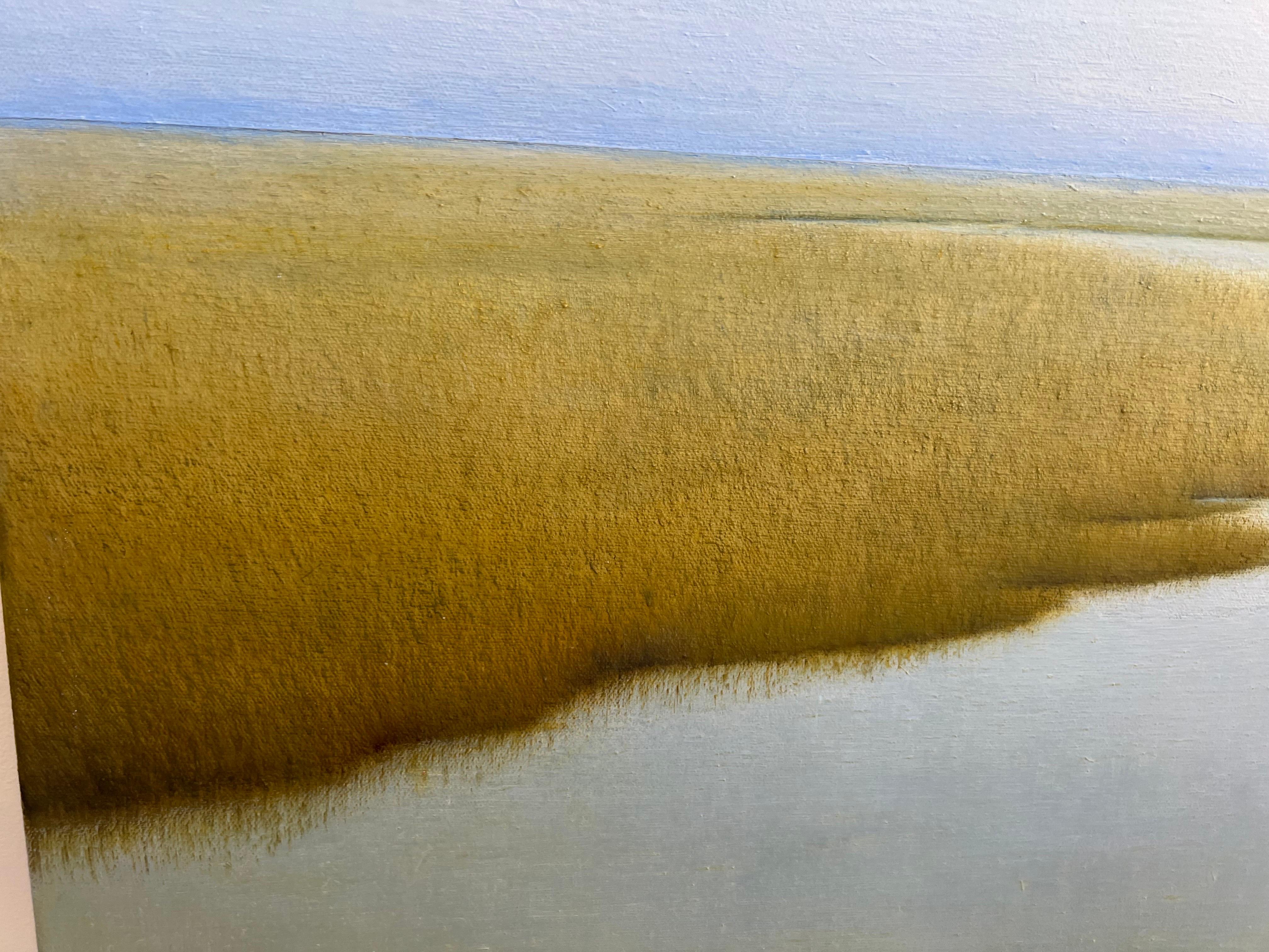 Causeway d'Elizabeth Stockton, grande peinture de paysage contemporain vertical 5