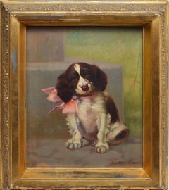 Portrait of a Spaniel Puppy Dog by Elizabeth Strong