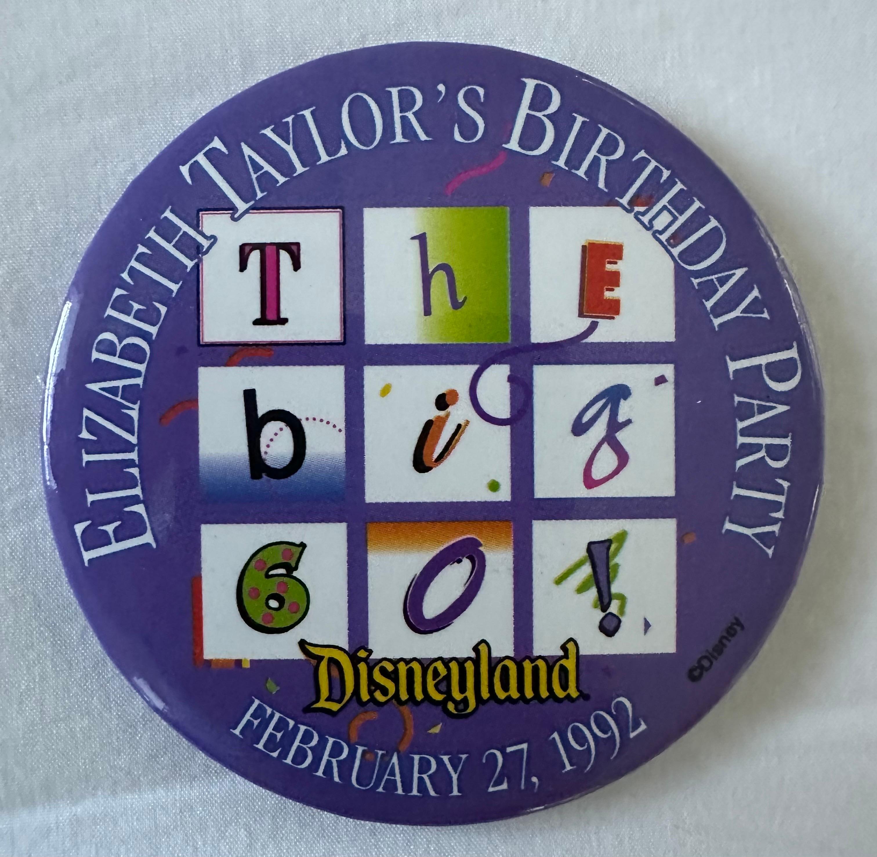 Elizabeth Taylor 60th Birthday Party at Disneyland Resort Goodie Bag - Rare 1992 For Sale 6