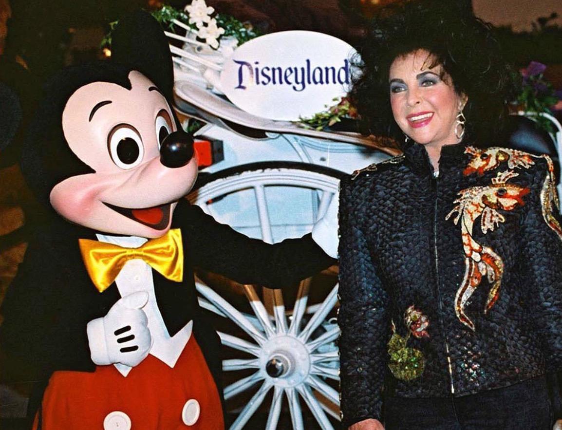 Paper Elizabeth Taylor 60th Birthday Party at Disneyland Resort Goodie Bag - Rare 1992 For Sale